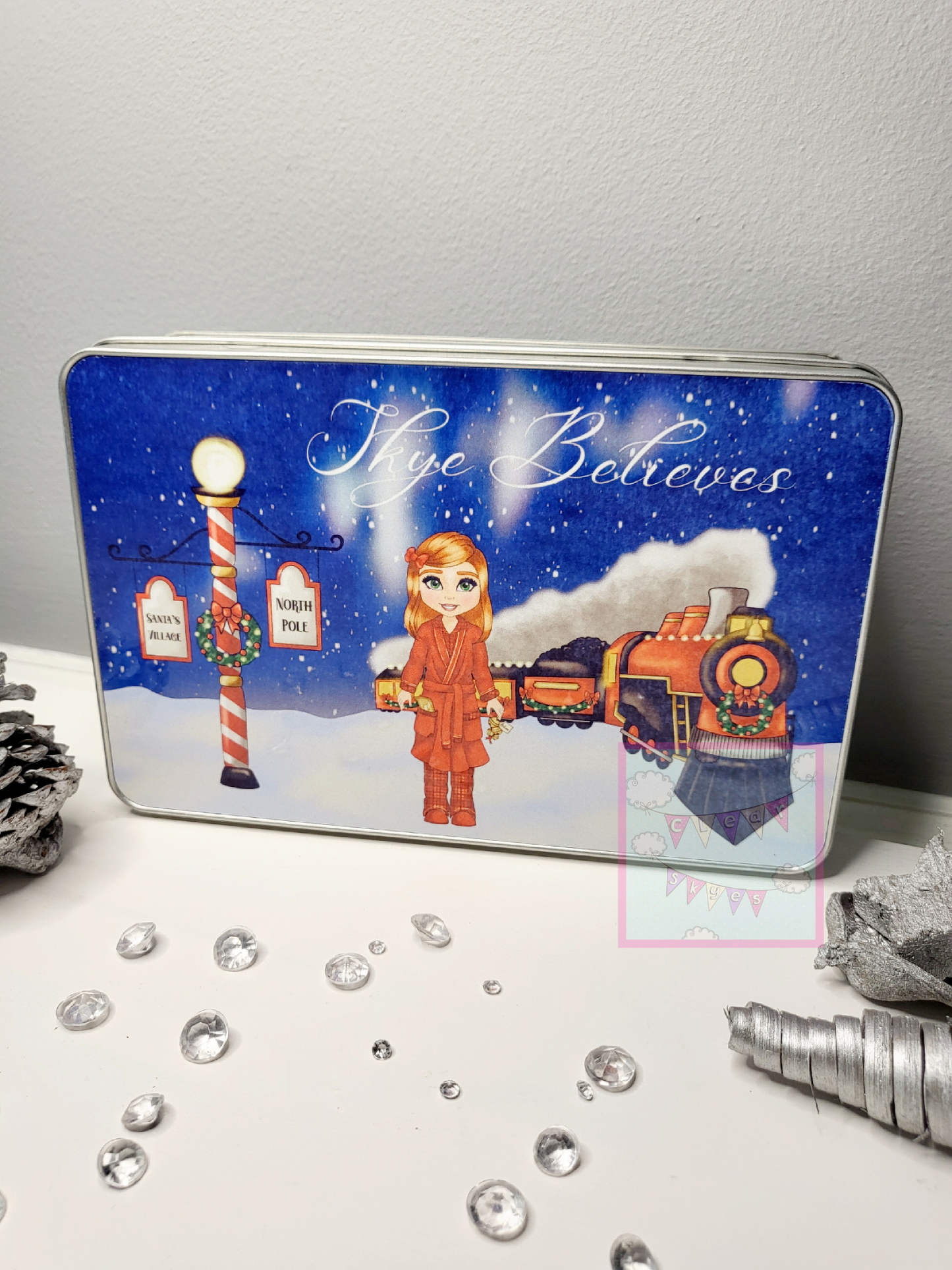 Personalised Christmas Tin