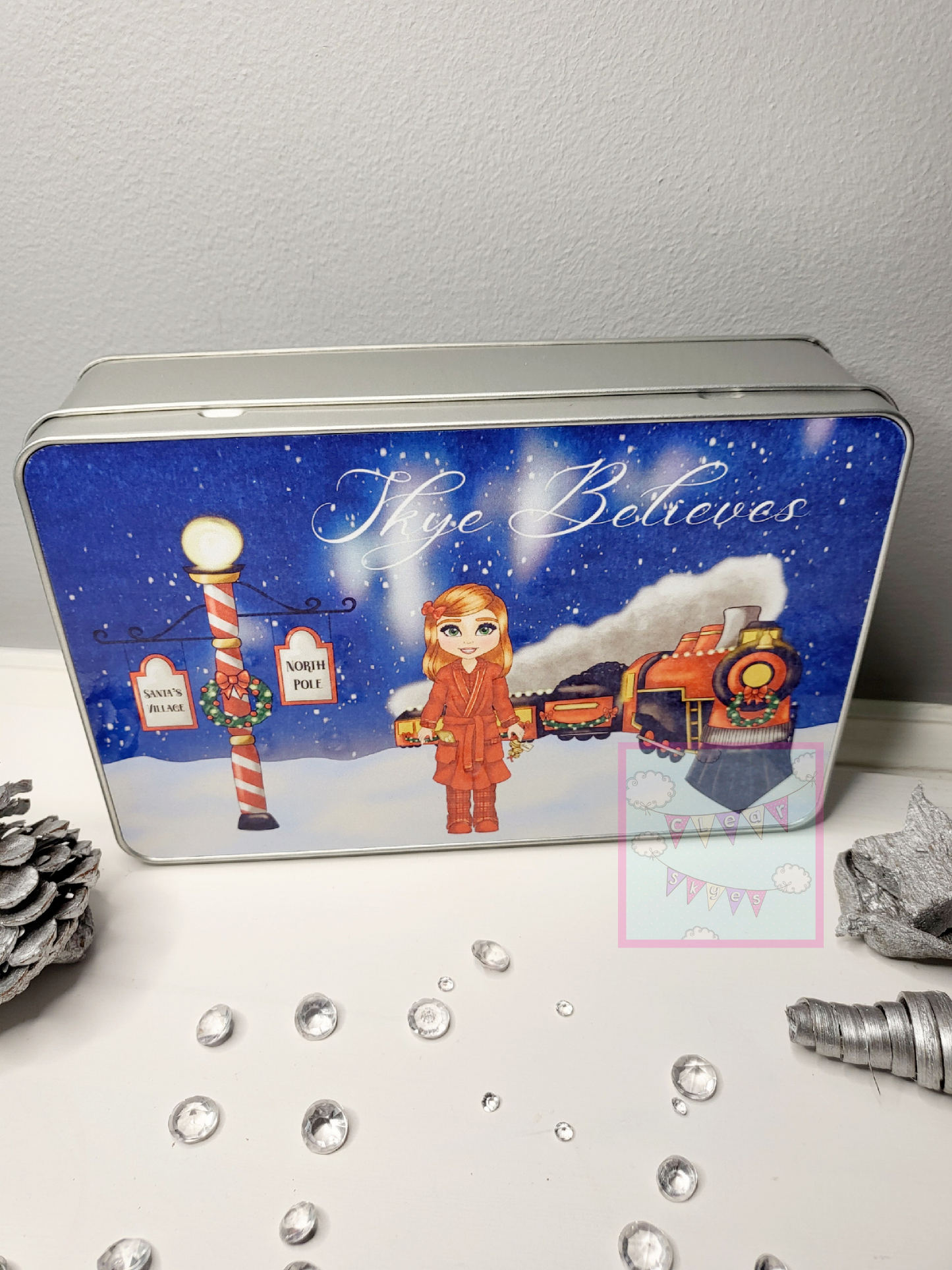 Personalised Christmas Tin