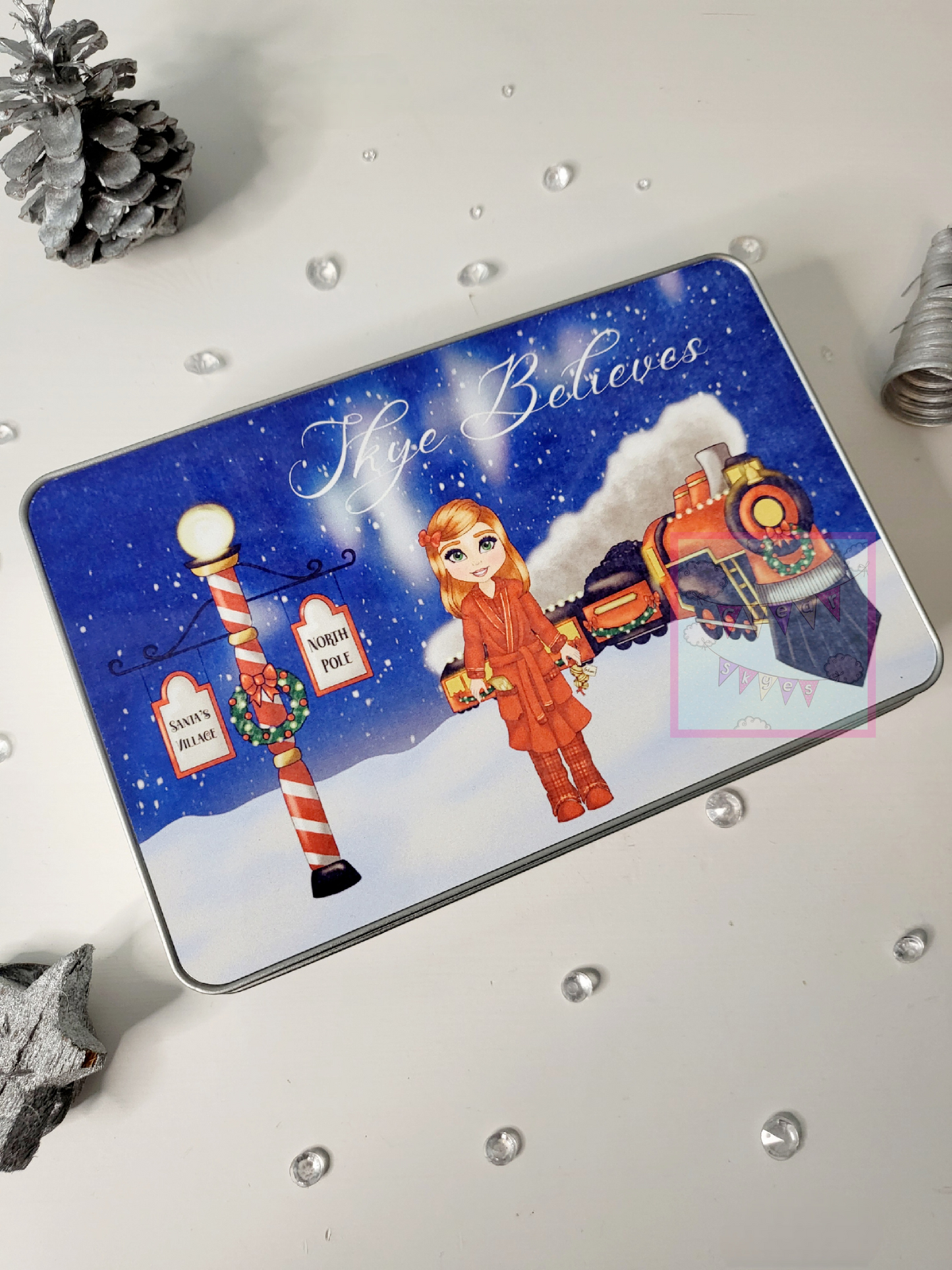 Personalised Christmas Tin