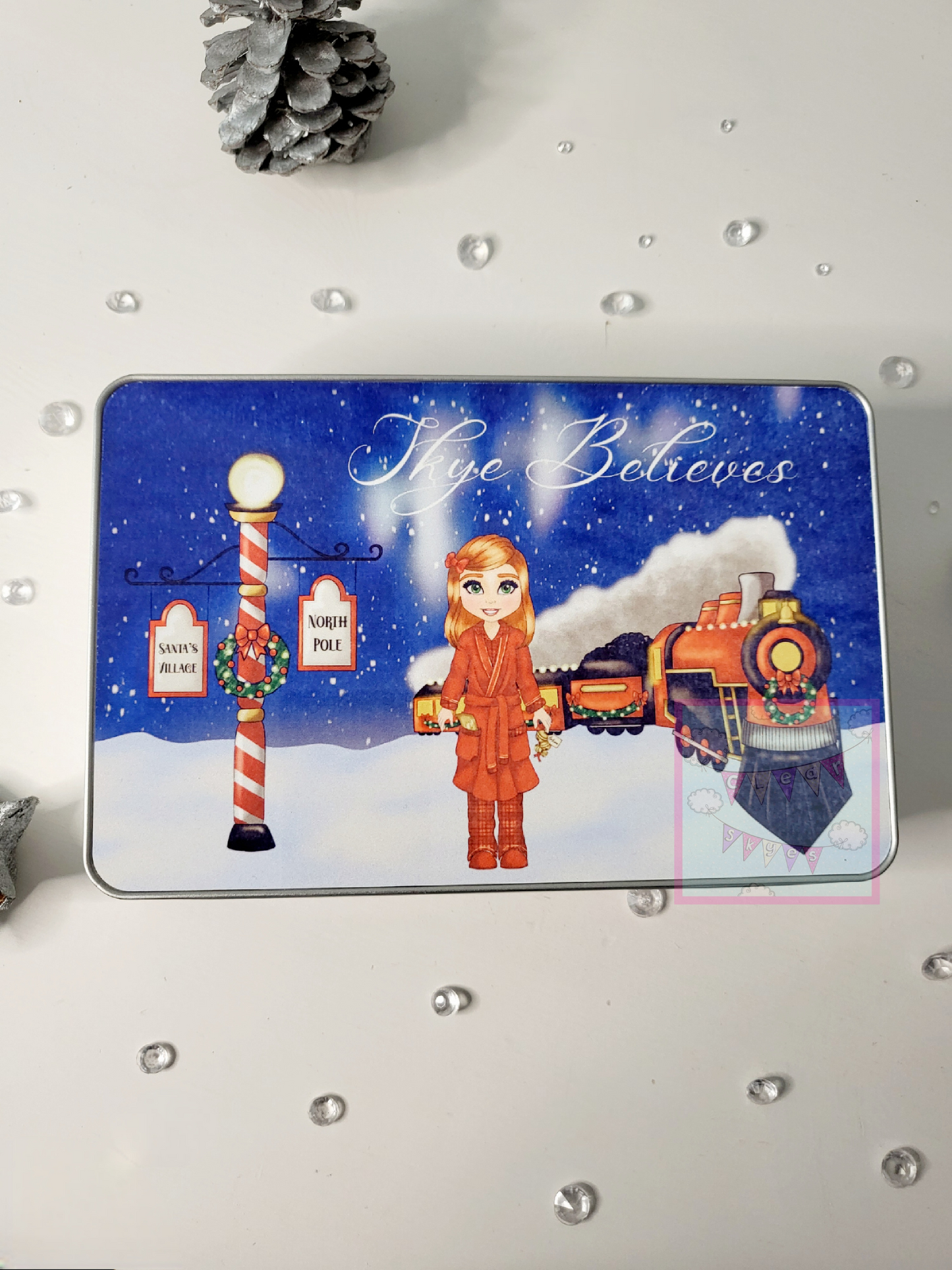 Personalised Christmas Tin