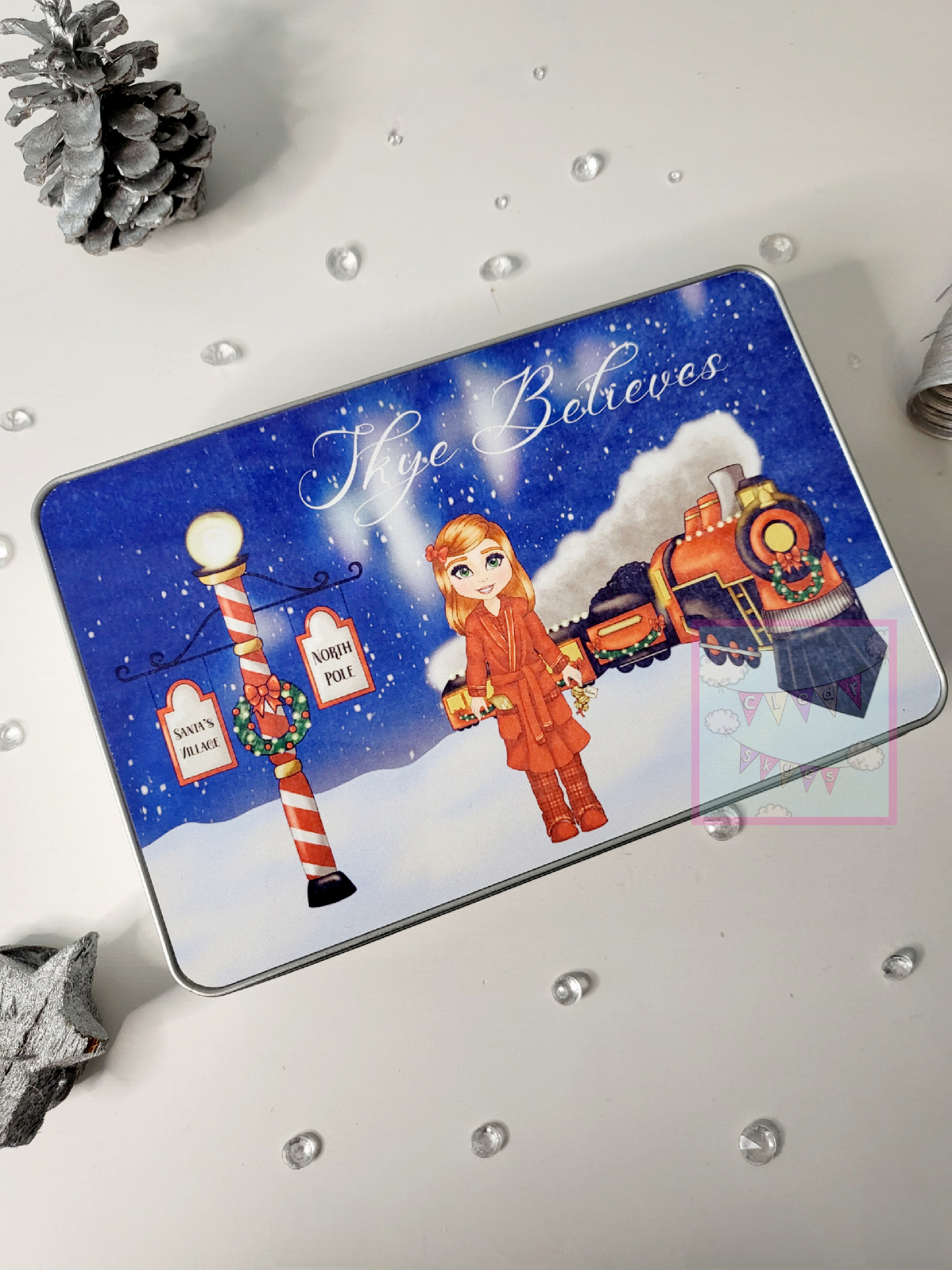 Personalised Christmas Tin