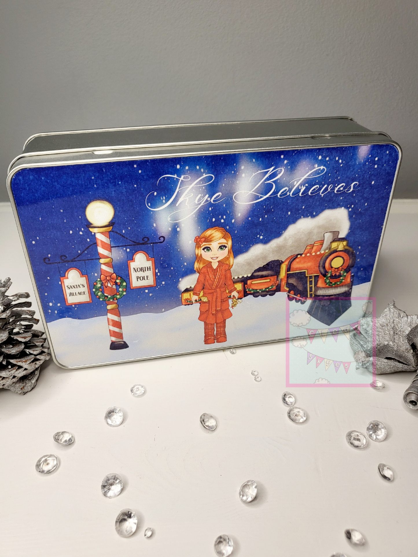 Personalised Christmas Tin