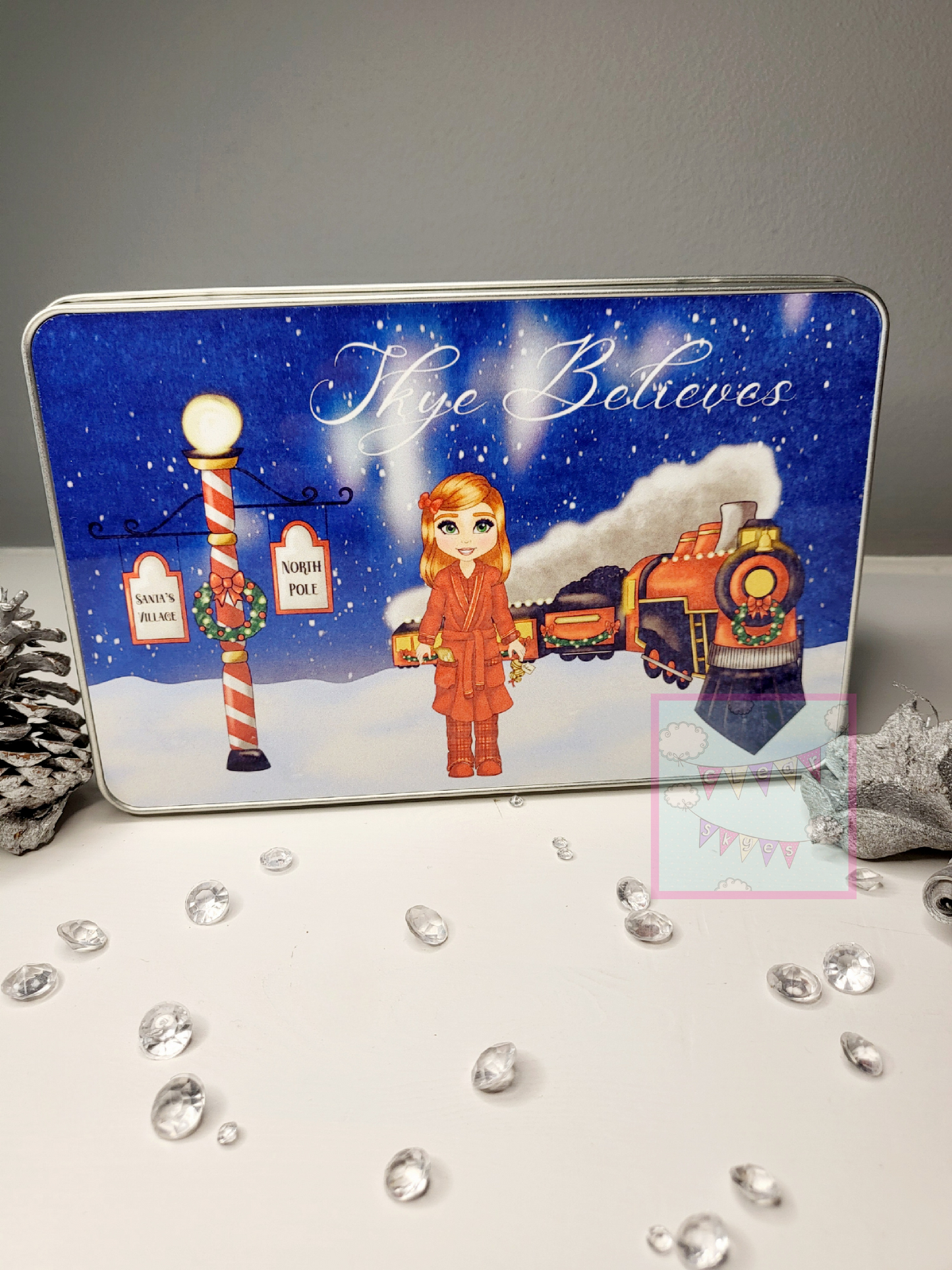 Personalised Christmas Tin