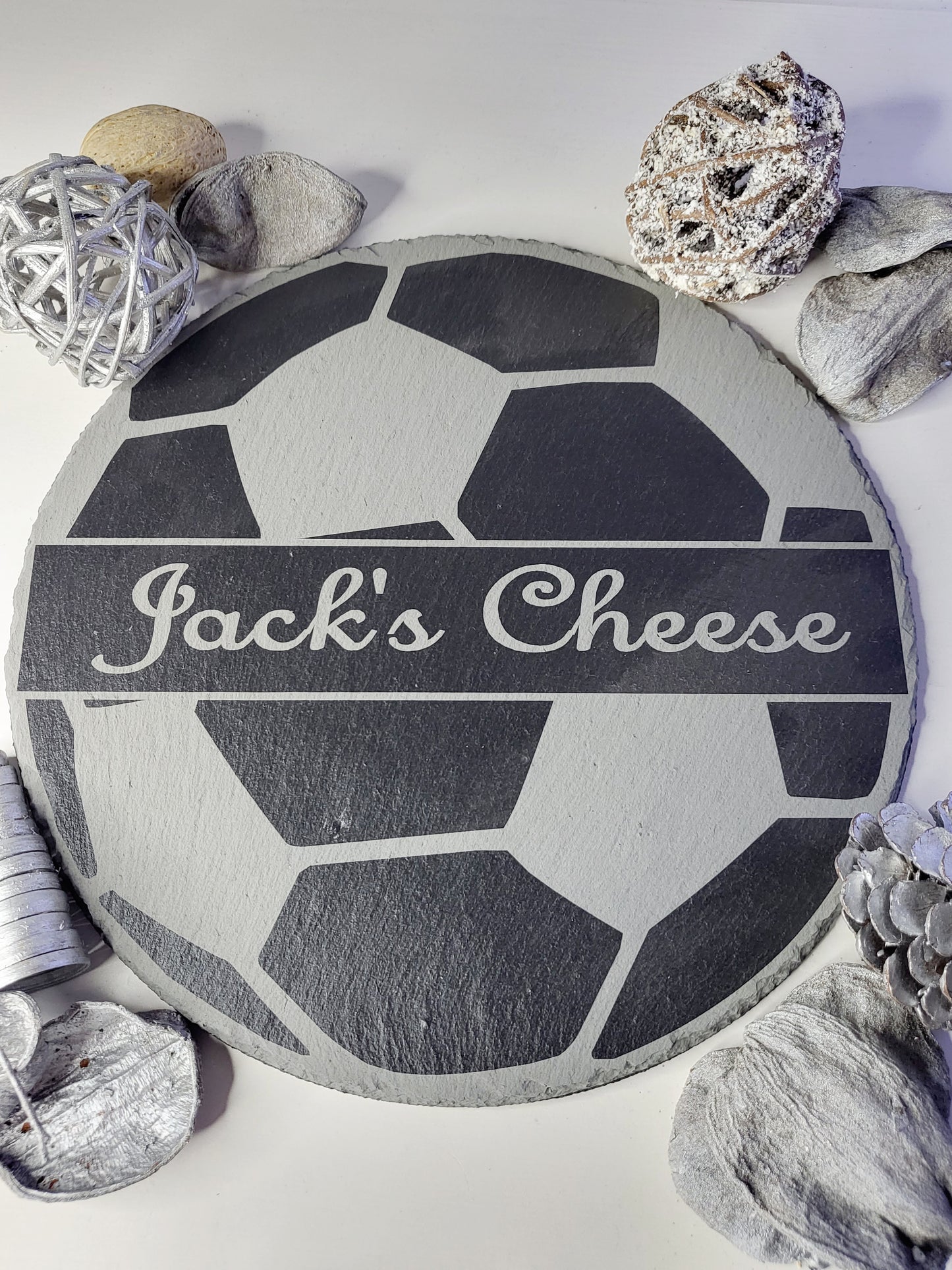 Personalised Football Slate Cheese Board