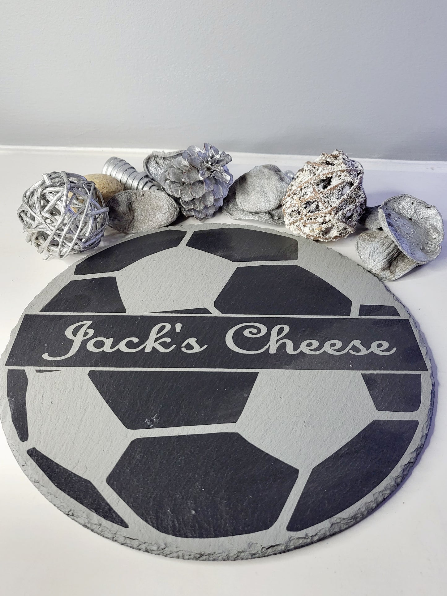 Personalised Football Slate Cheese Board