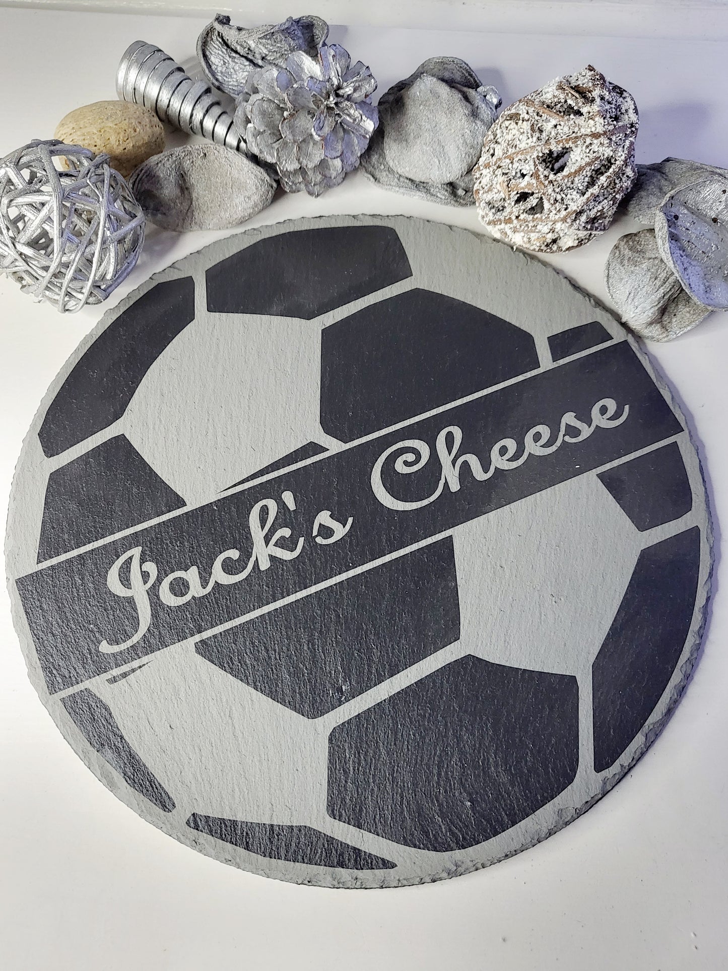 Personalised Football Slate Cheese Board