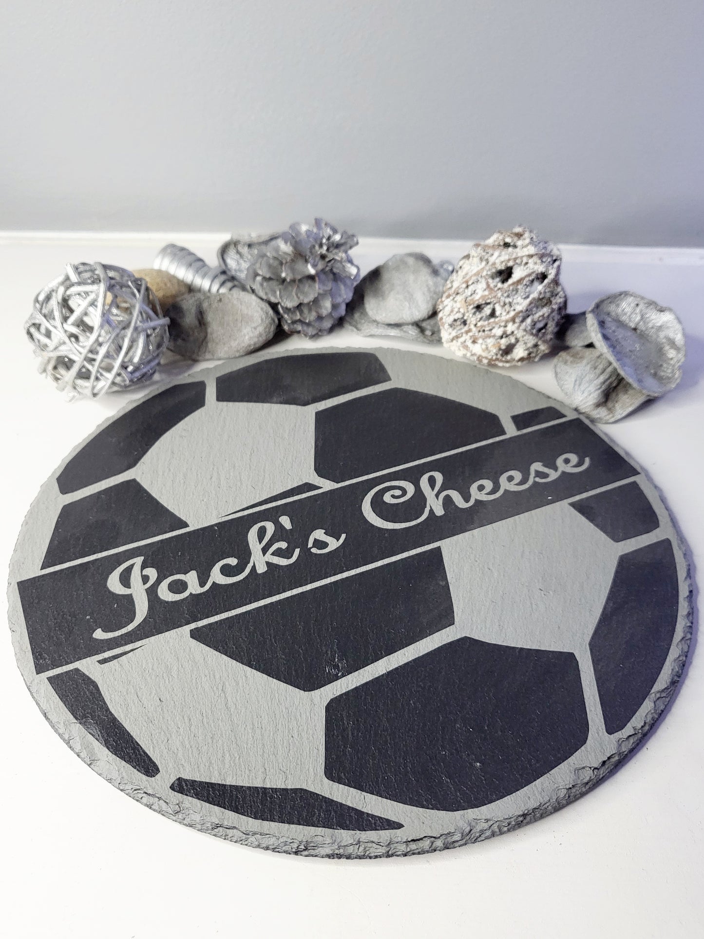 Personalised Football Slate Cheese Board