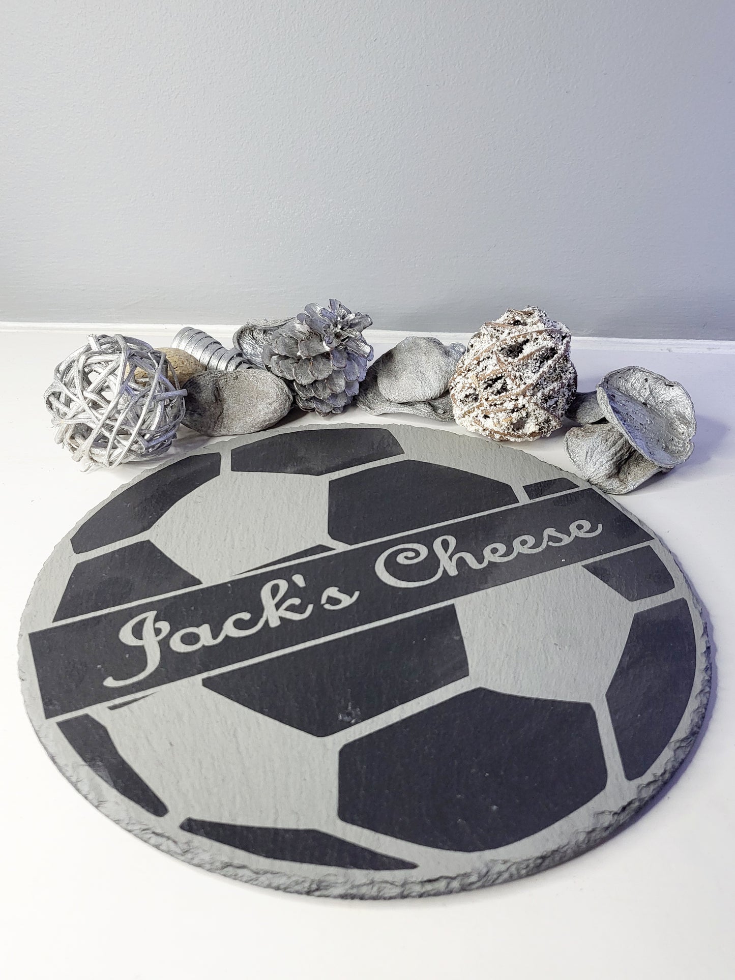 Personalised Football Slate Cheese Board