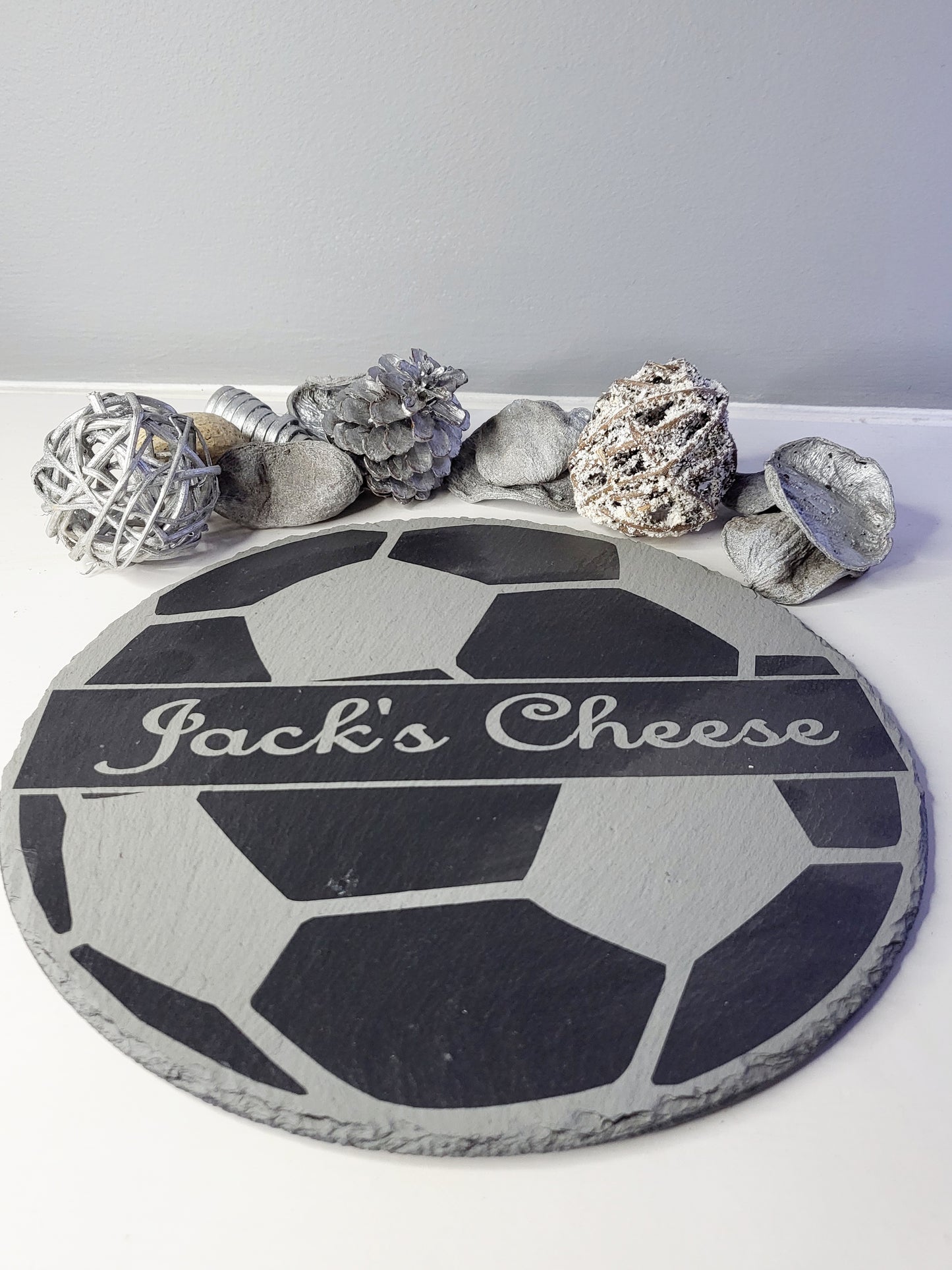 Personalised Football Slate Cheese Board