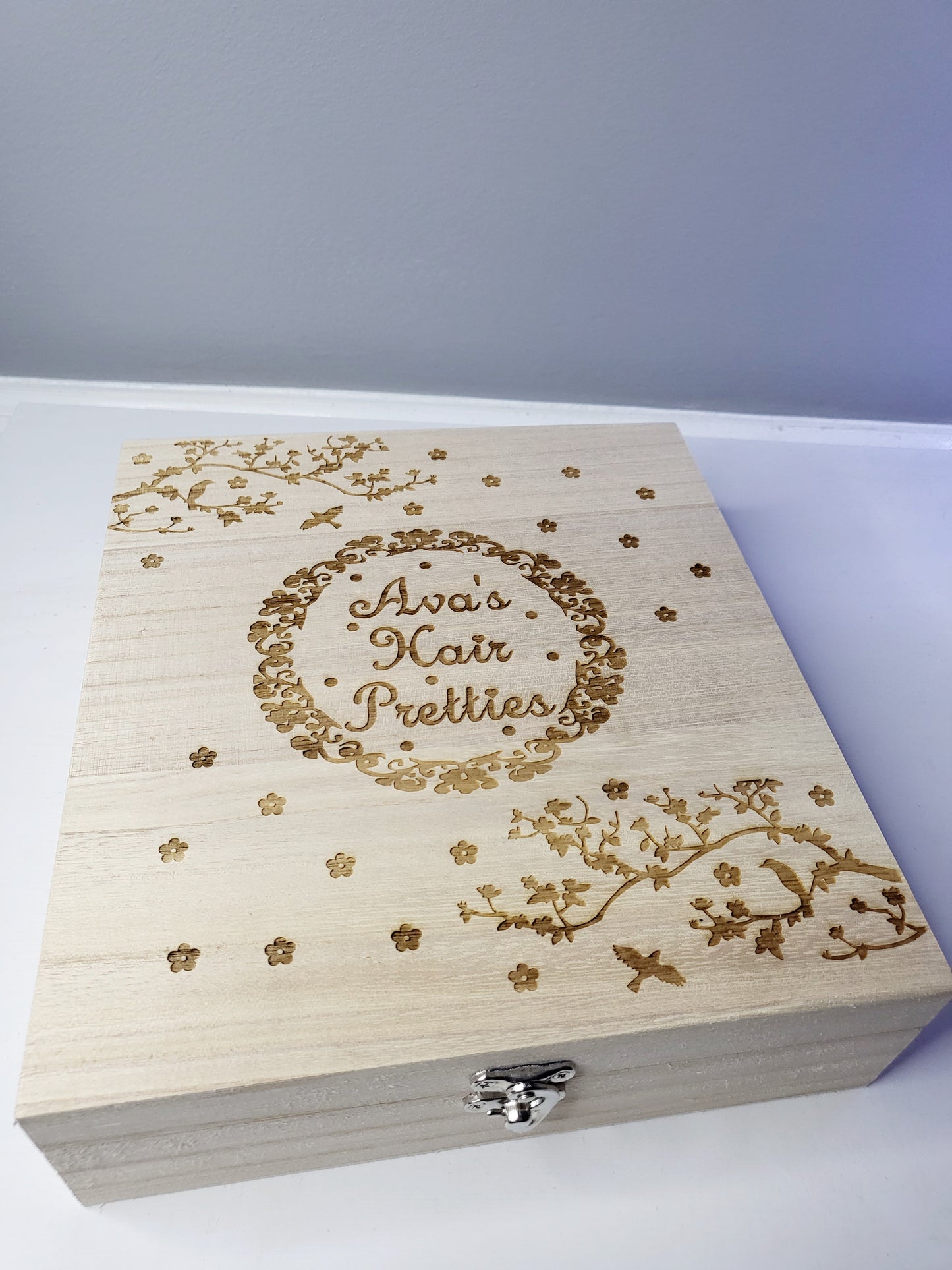 Personalised Hair Accessories Storage Box