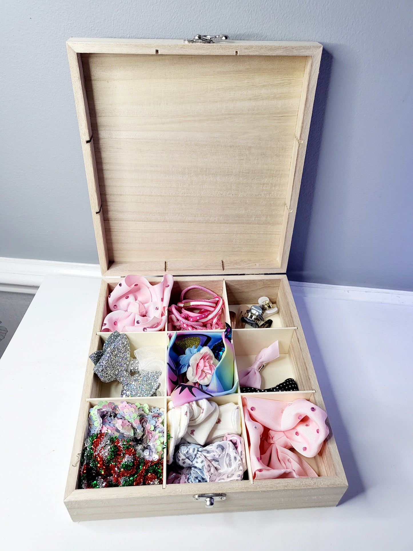 Personalised Hair Accessories Storage Box