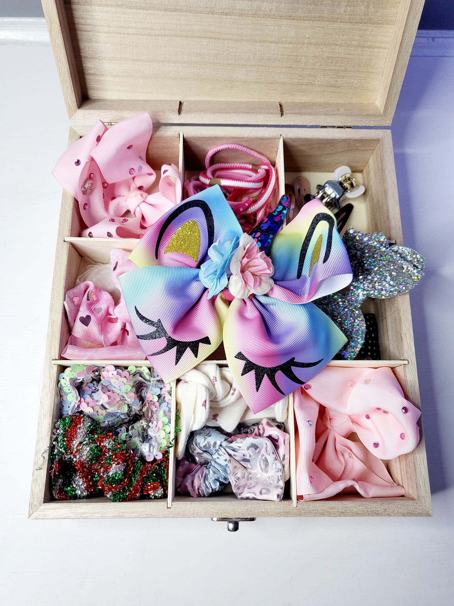 Personalised Hair Accessories Storage Box