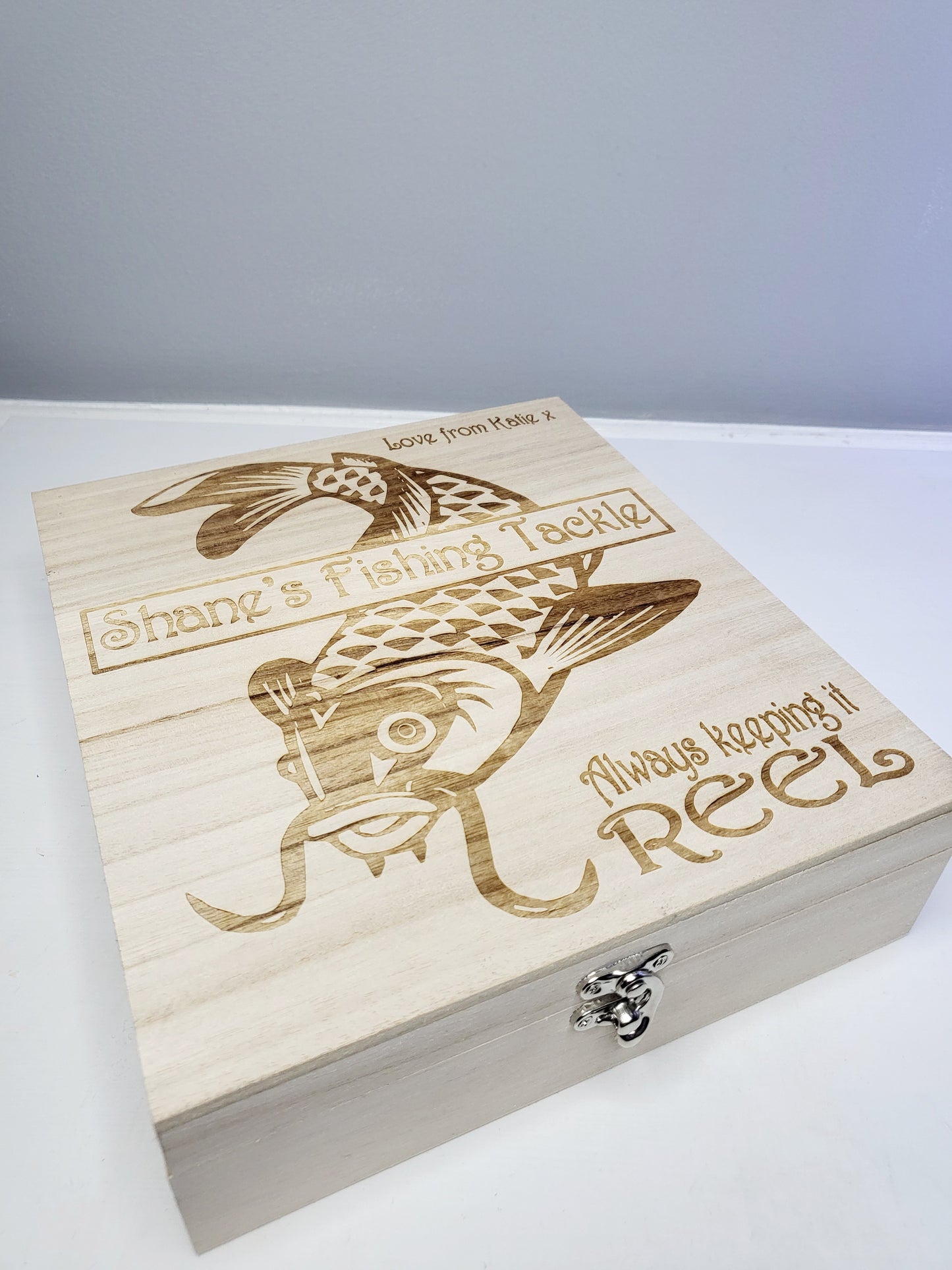 Personalised Fishing Tackle Box