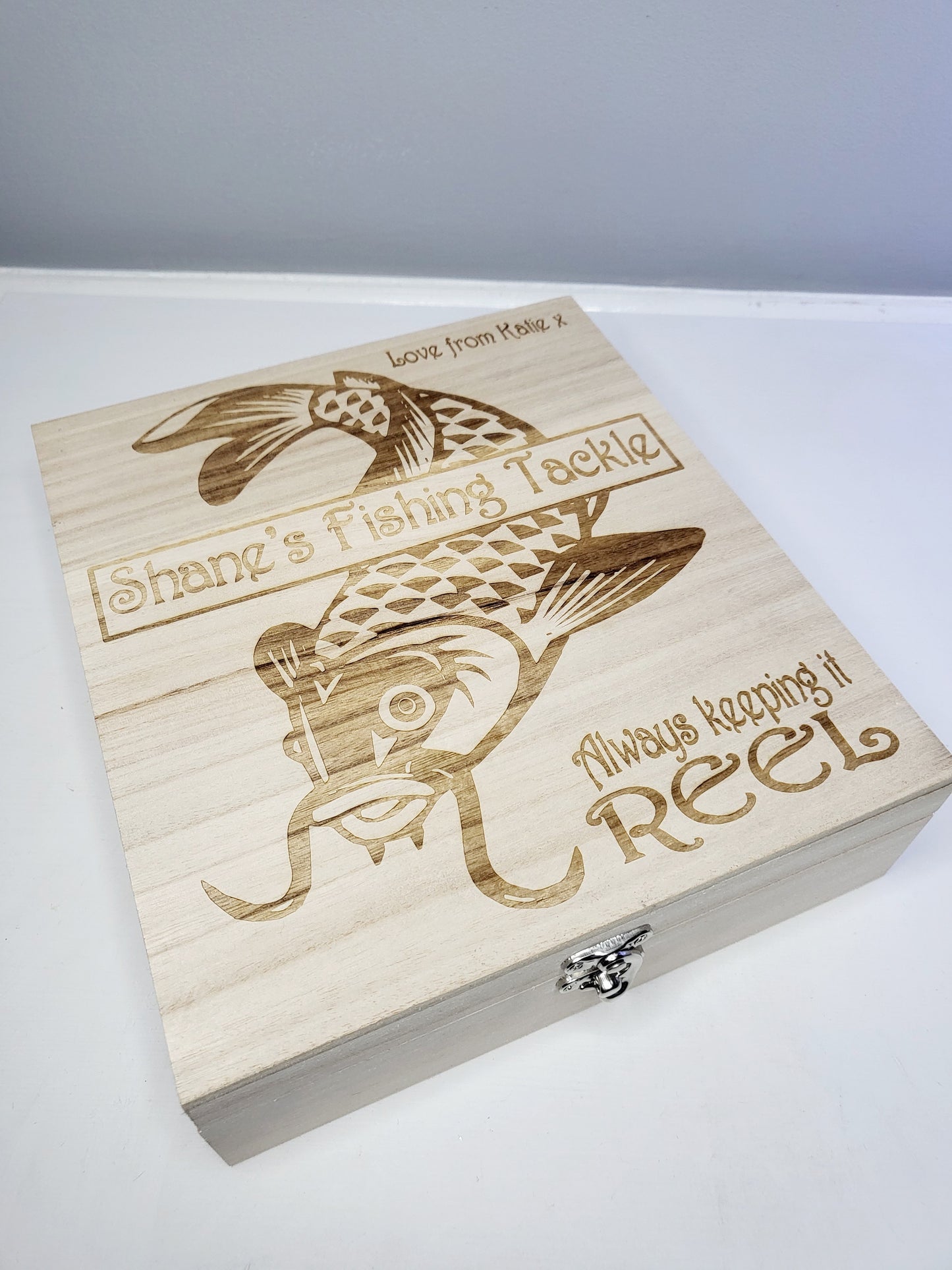 Personalised Fishing Tackle Box