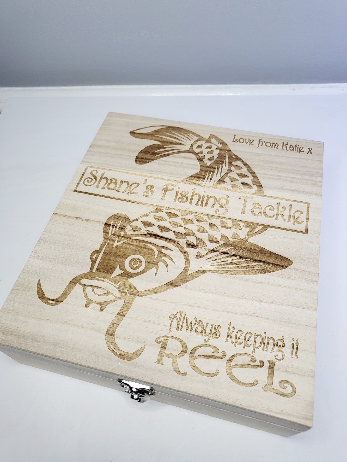 Personalised Fishing Tackle Box