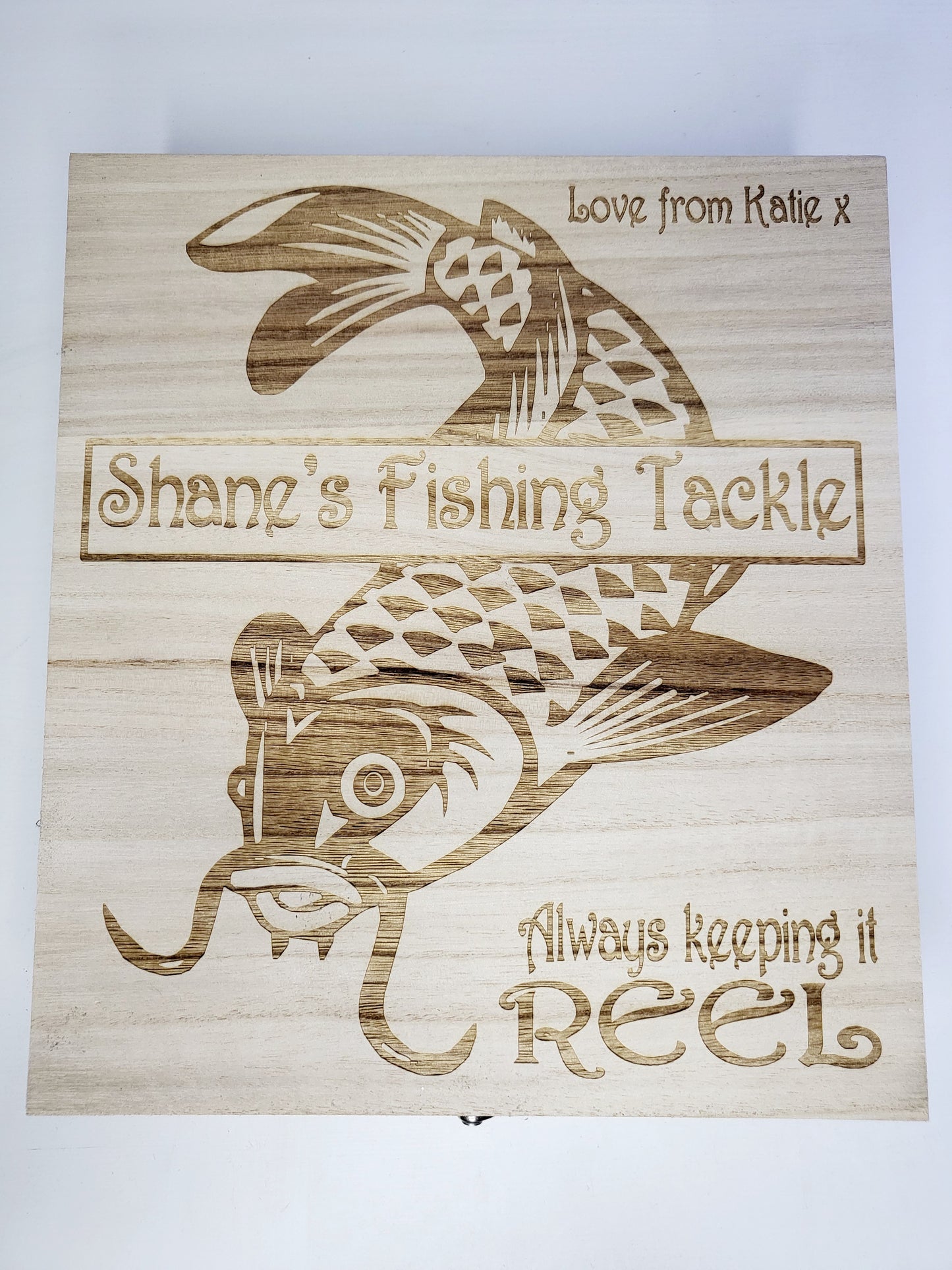 Personalised Fishing Tackle Box