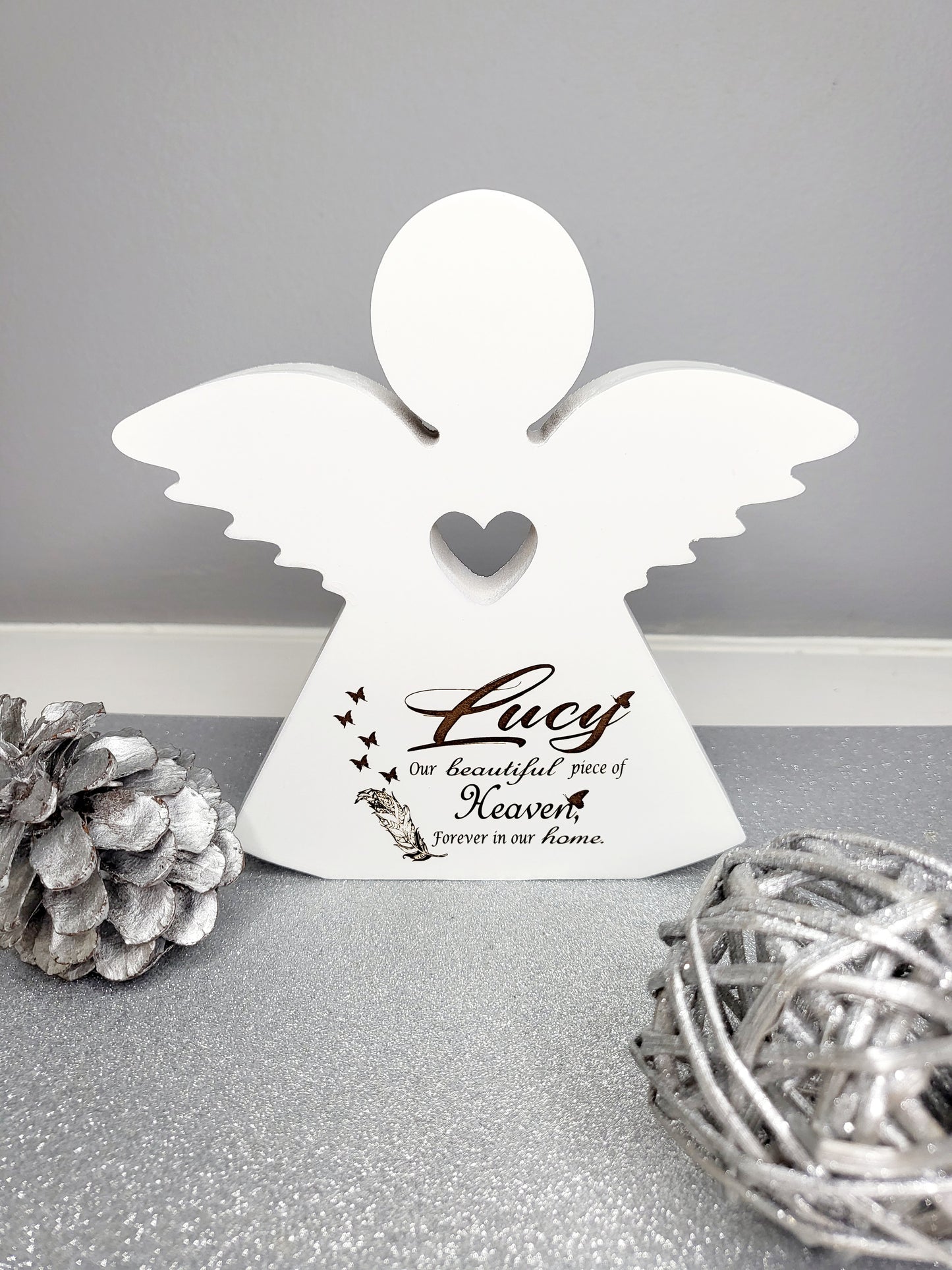 Personalised Memorial Angel Keepsake