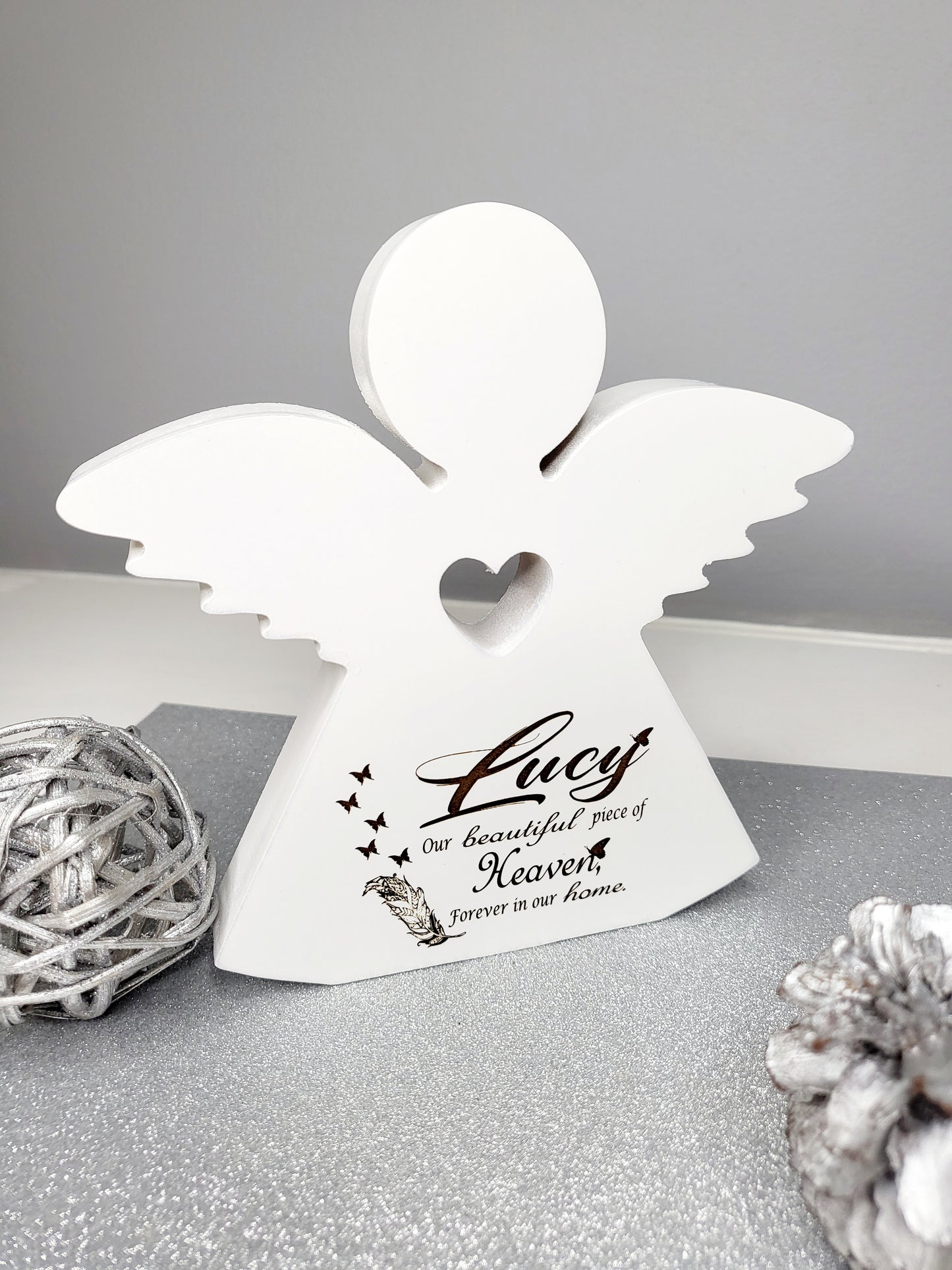 Personalised Memorial Angel Keepsake