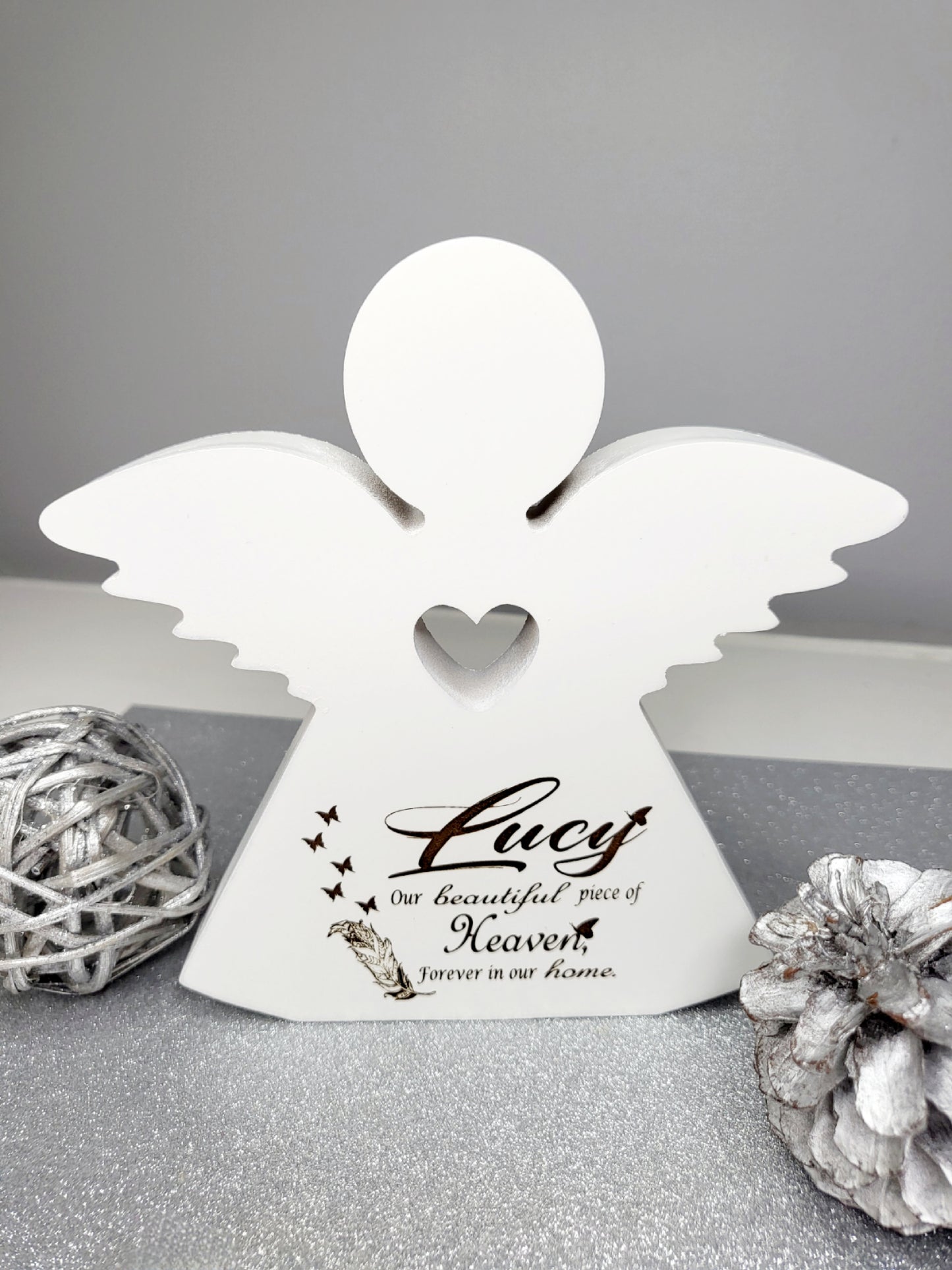 Personalised Memorial Angel Keepsake