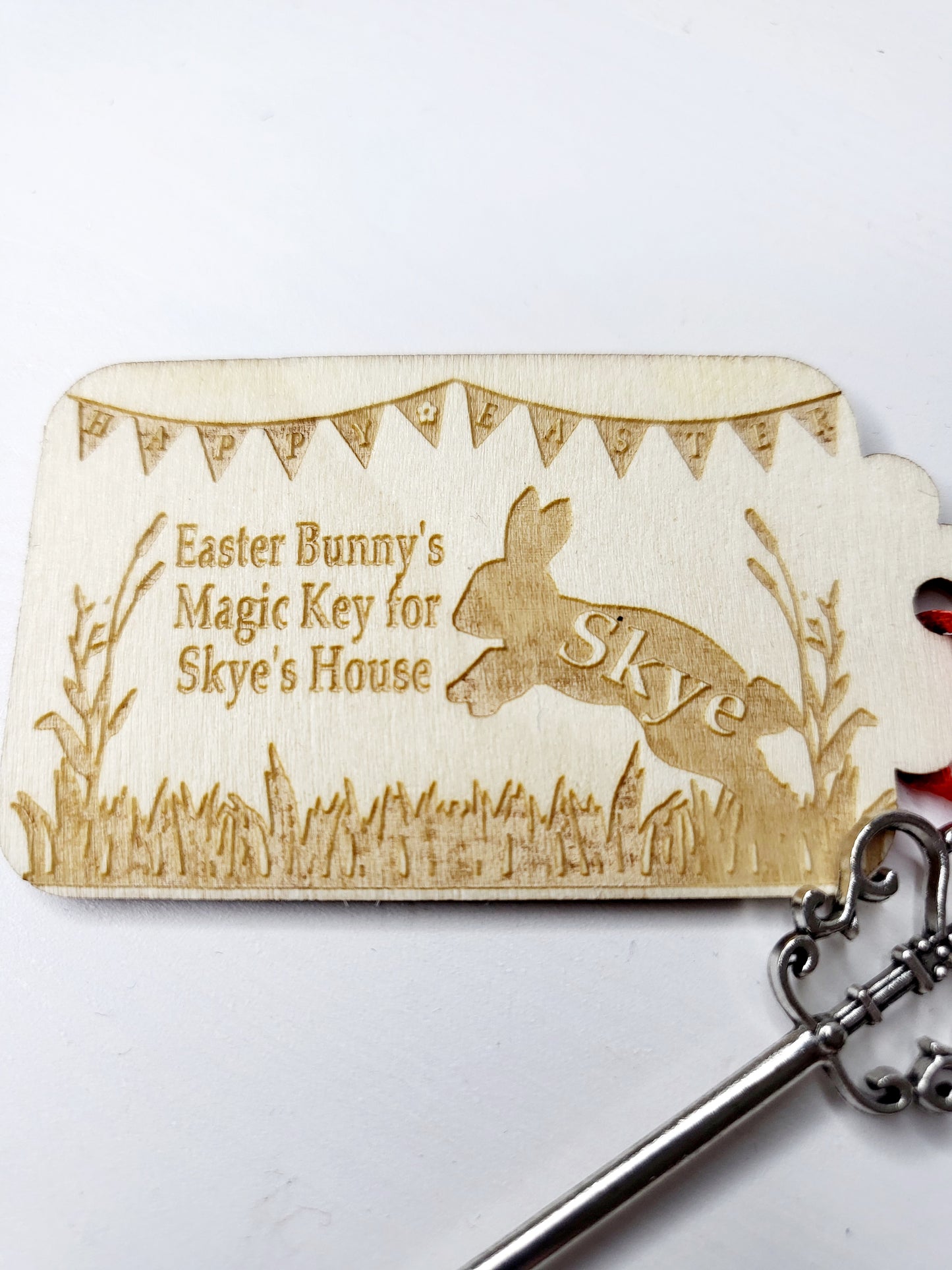 Personalised Easter Bunny Key