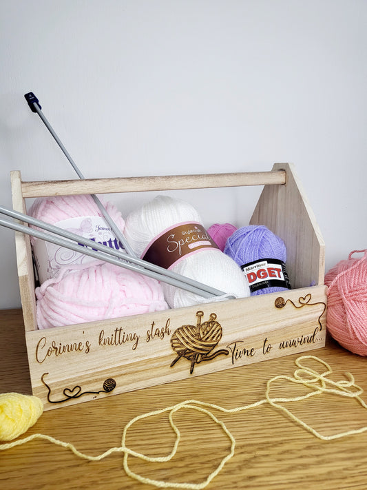 Personalised Knitting Caddy