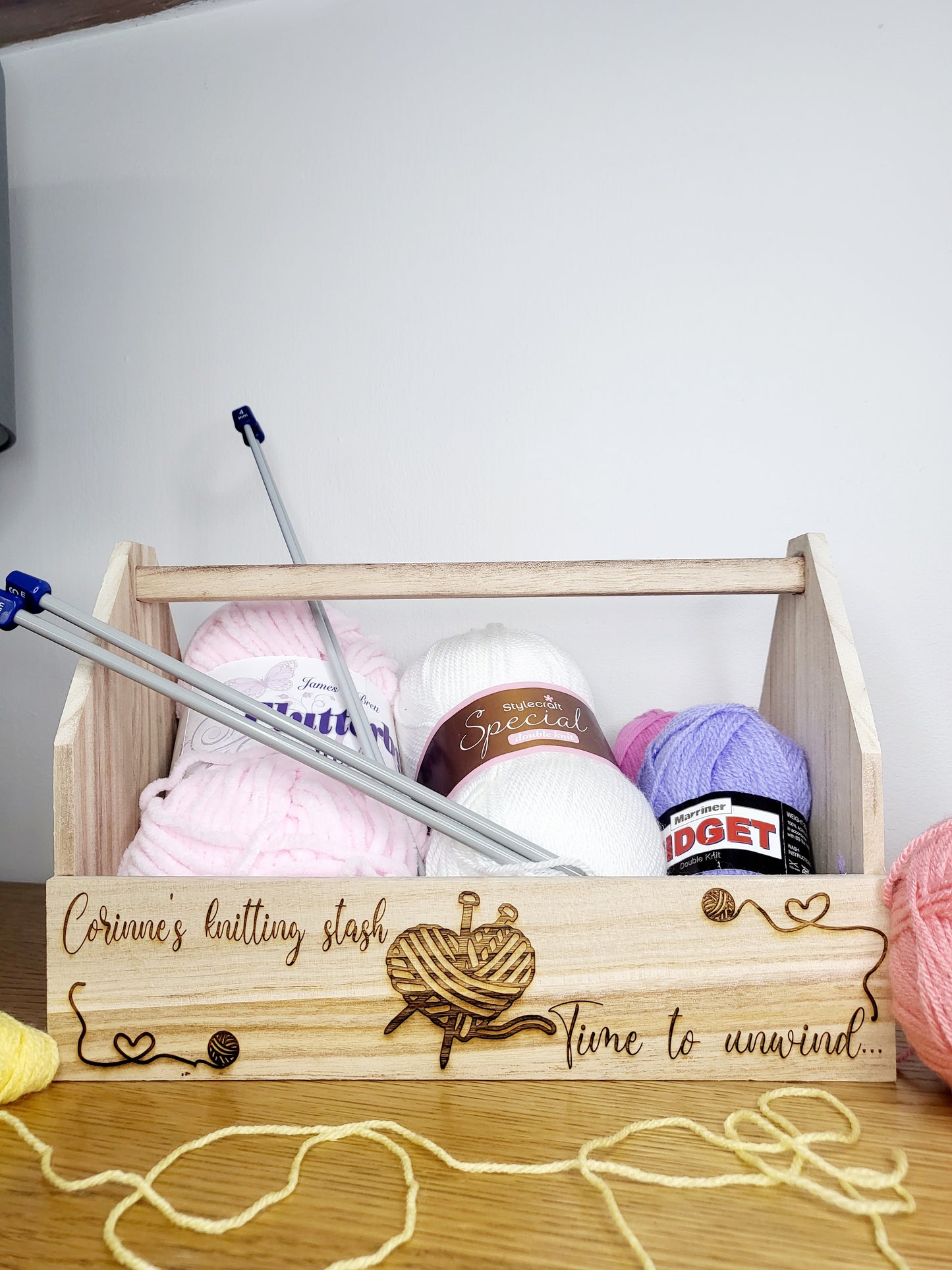 Personalised Knitting Caddy