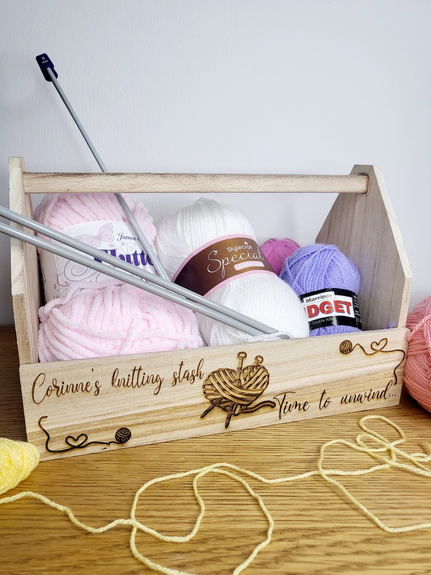 Personalised Knitting Caddy