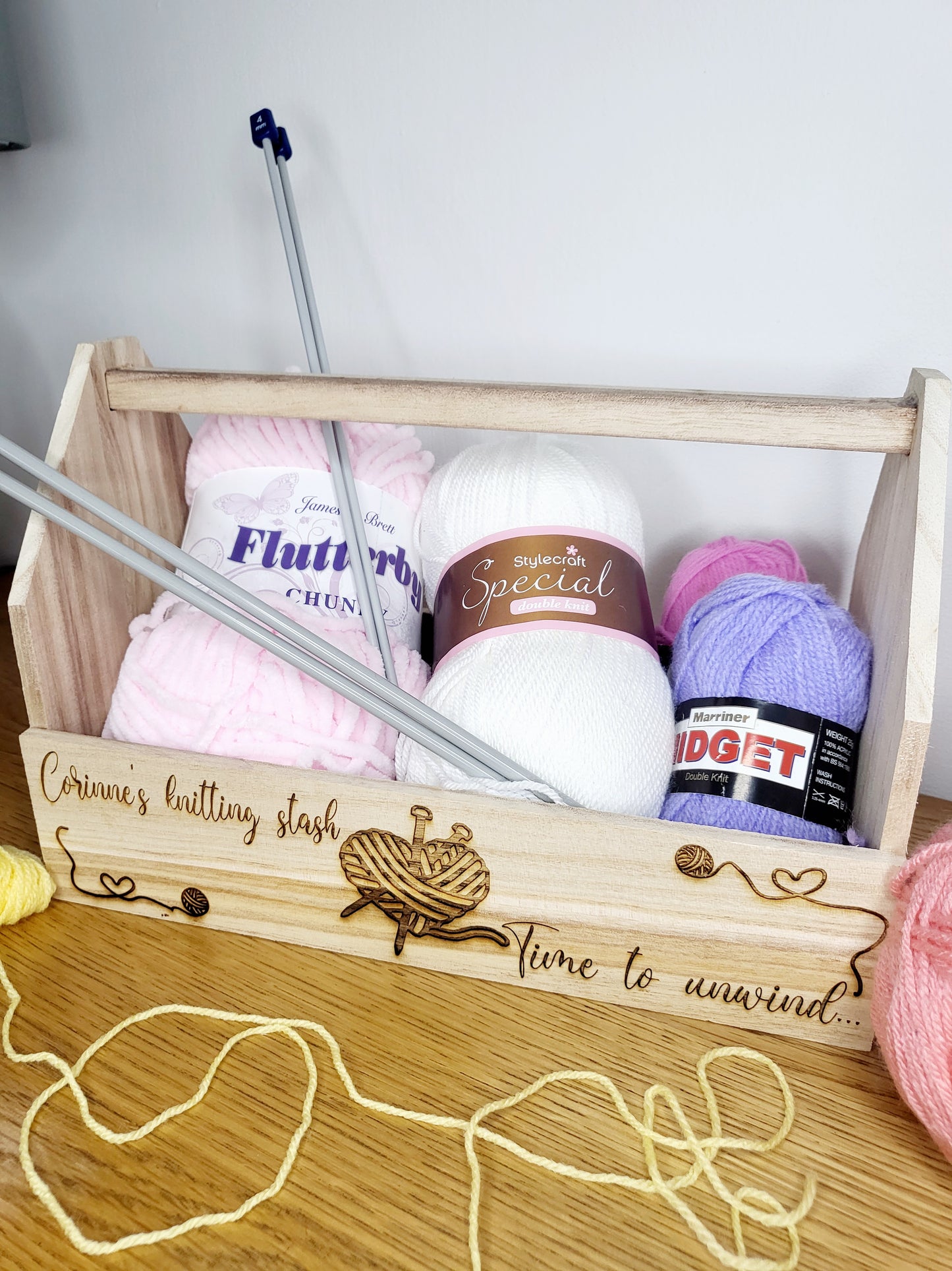 Personalised Knitting Caddy