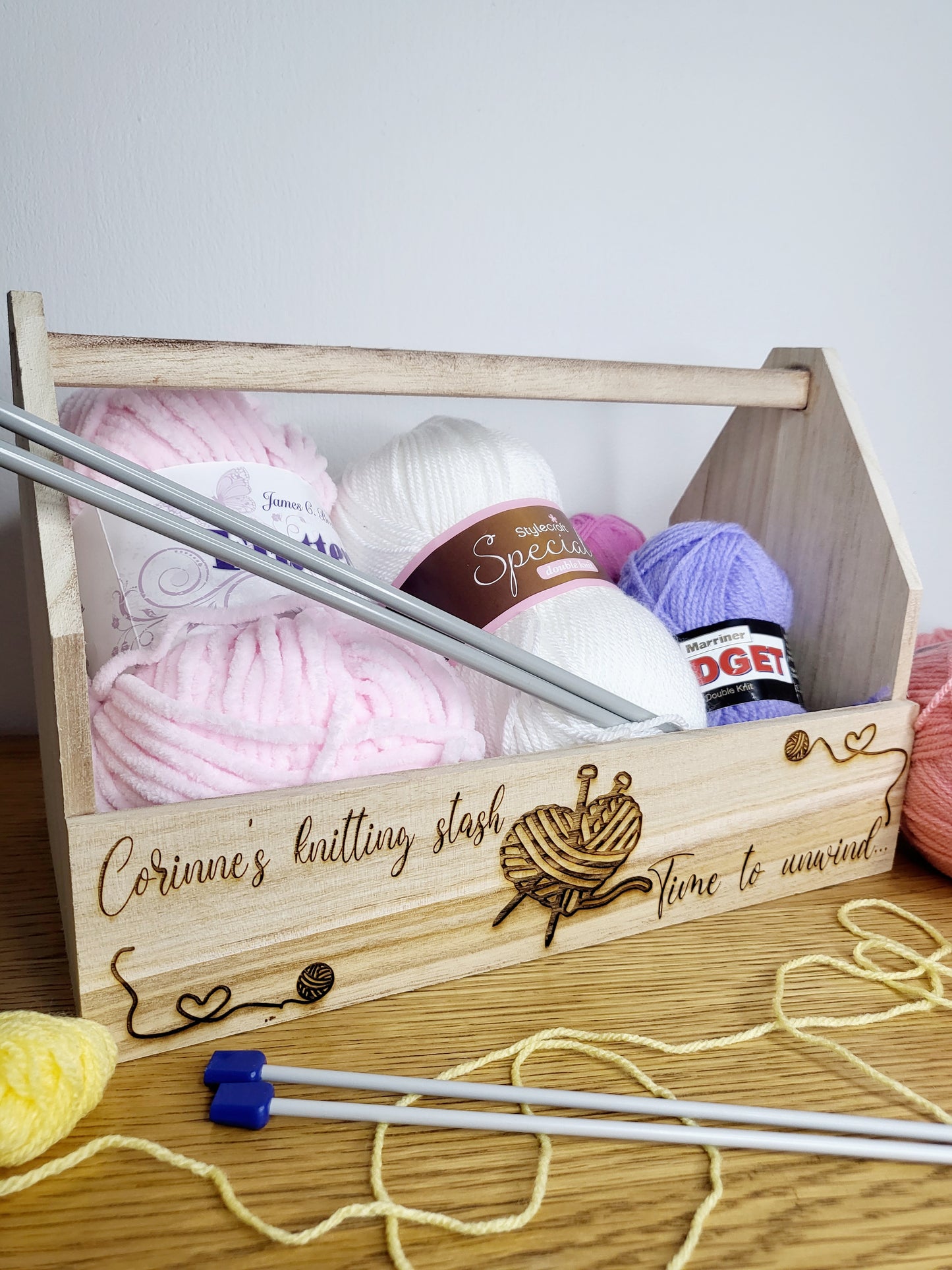 Personalised Knitting Caddy