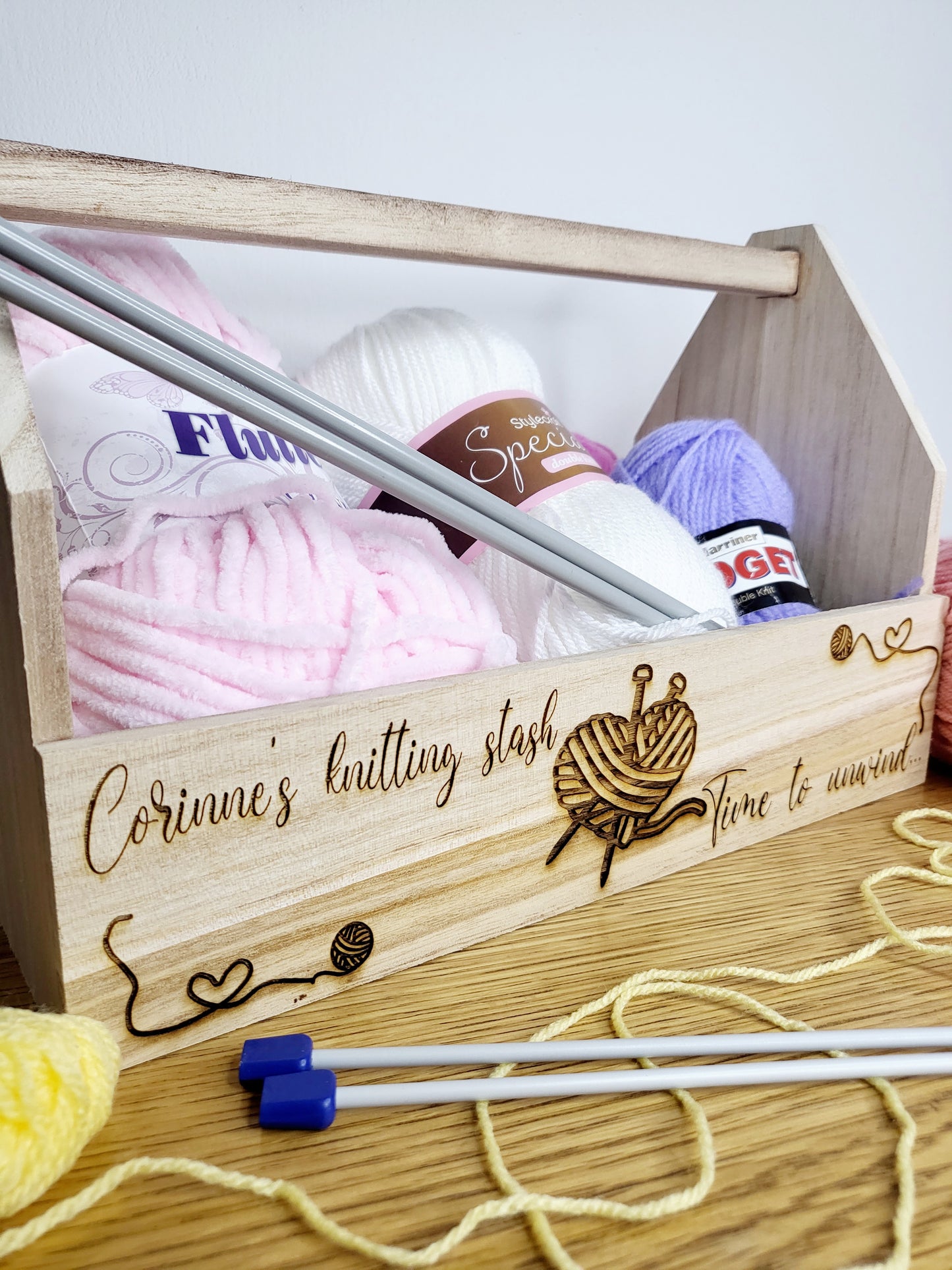 Personalised Knitting Caddy