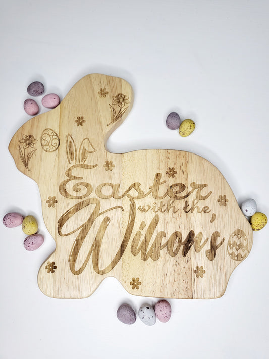 Personalised Easter Bunny Board