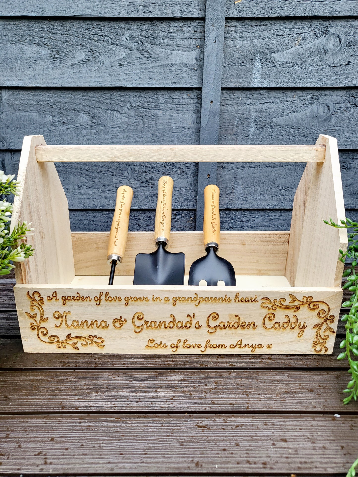 Personalised Garden Caddy