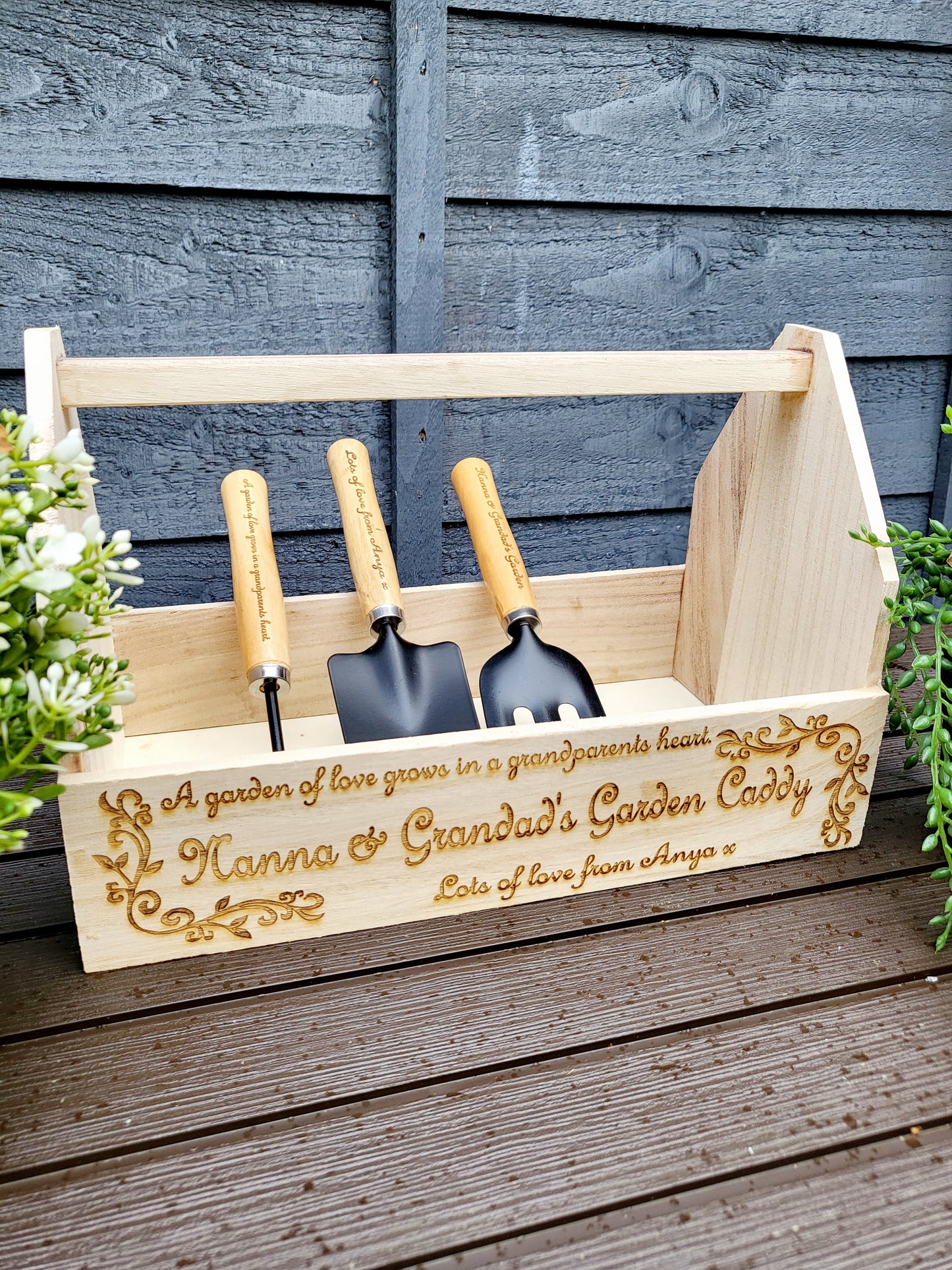 Personalised Garden Caddy