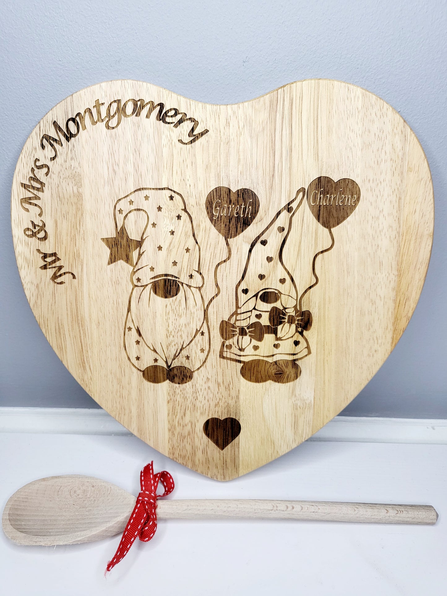 Personalised Gonk Lovers Chopping Board