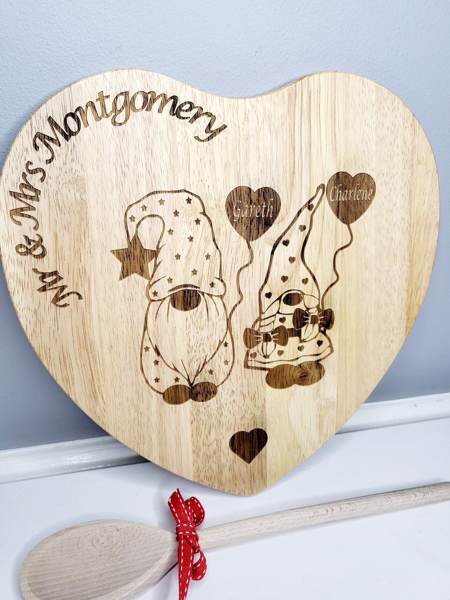 Personalised Gonk Lovers Chopping Board