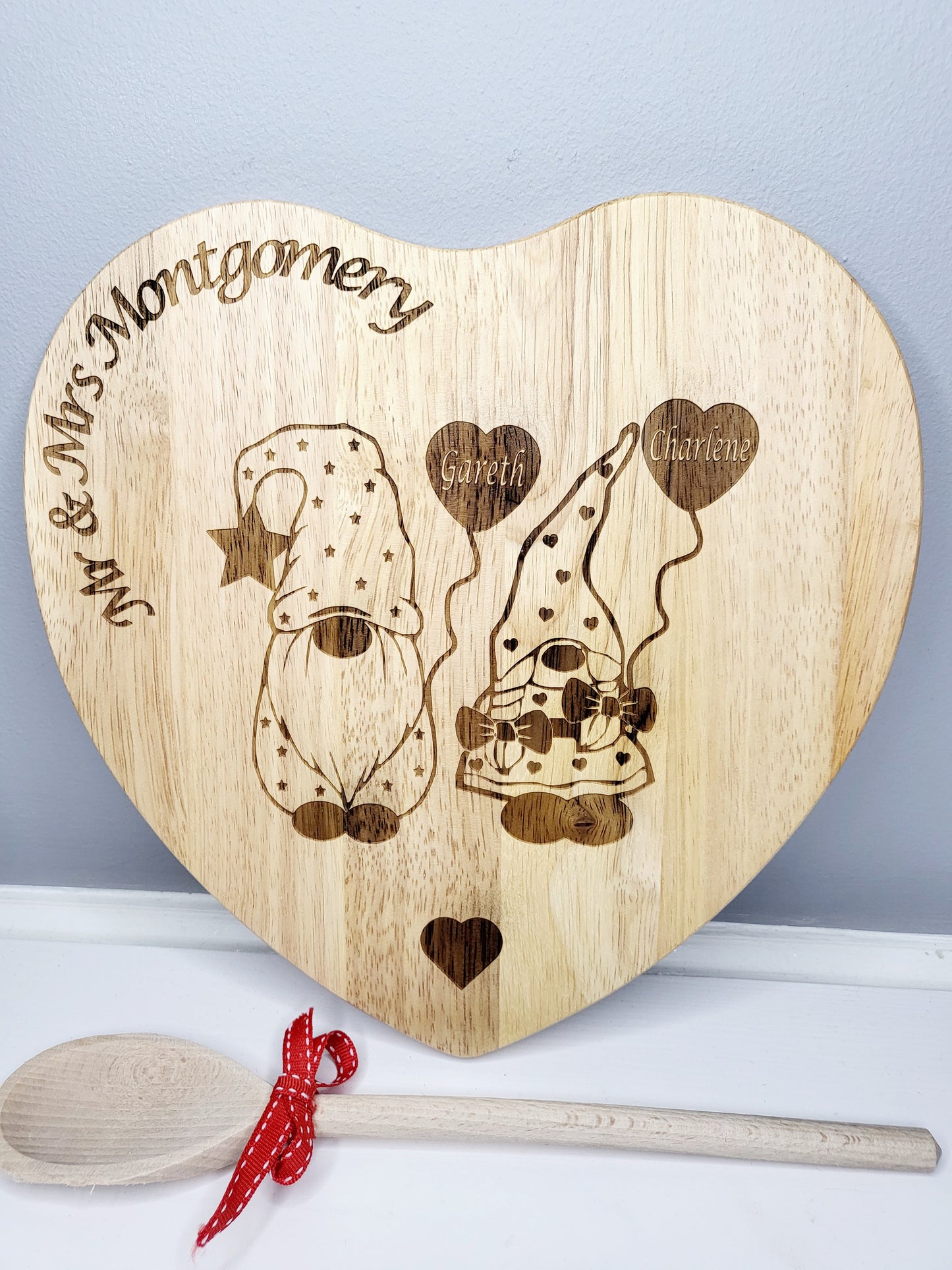 Personalised Gonk Lovers Chopping Board