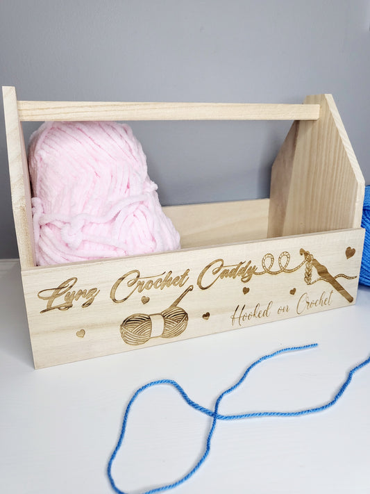 Personalised Crochet Caddy