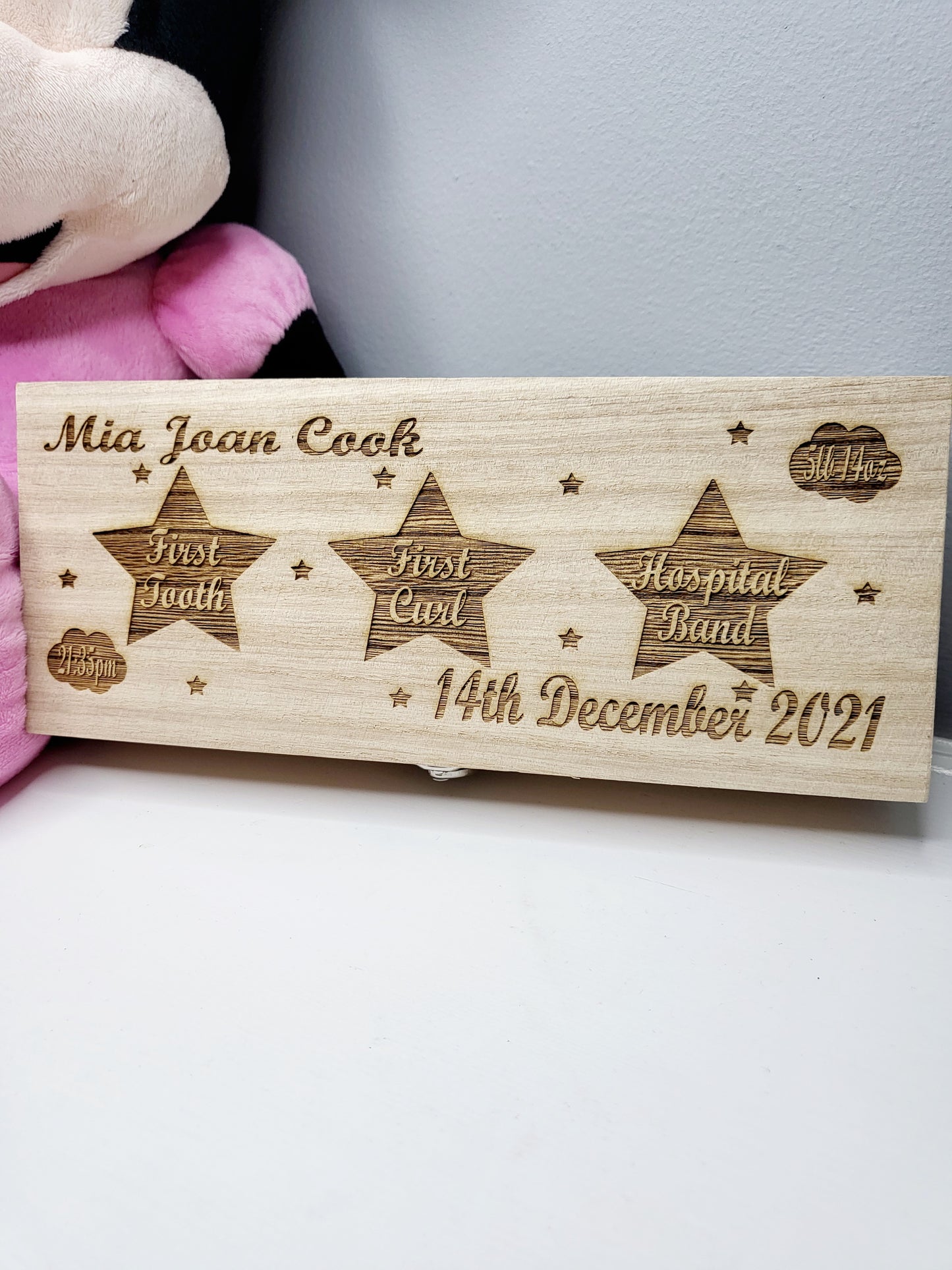 Personalised Baby's Firsts Keepsake Box