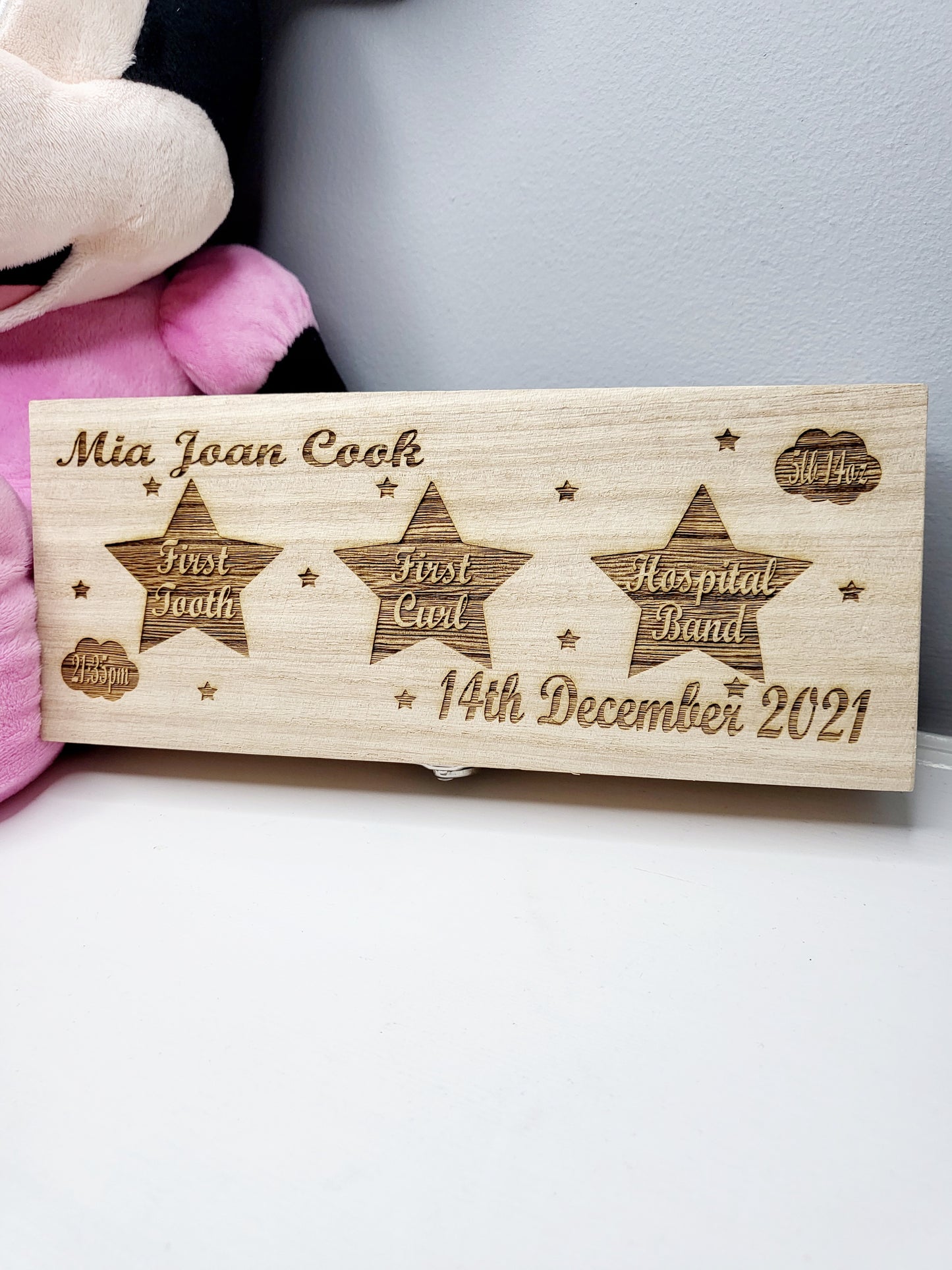 Personalised Baby's Firsts Keepsake Box