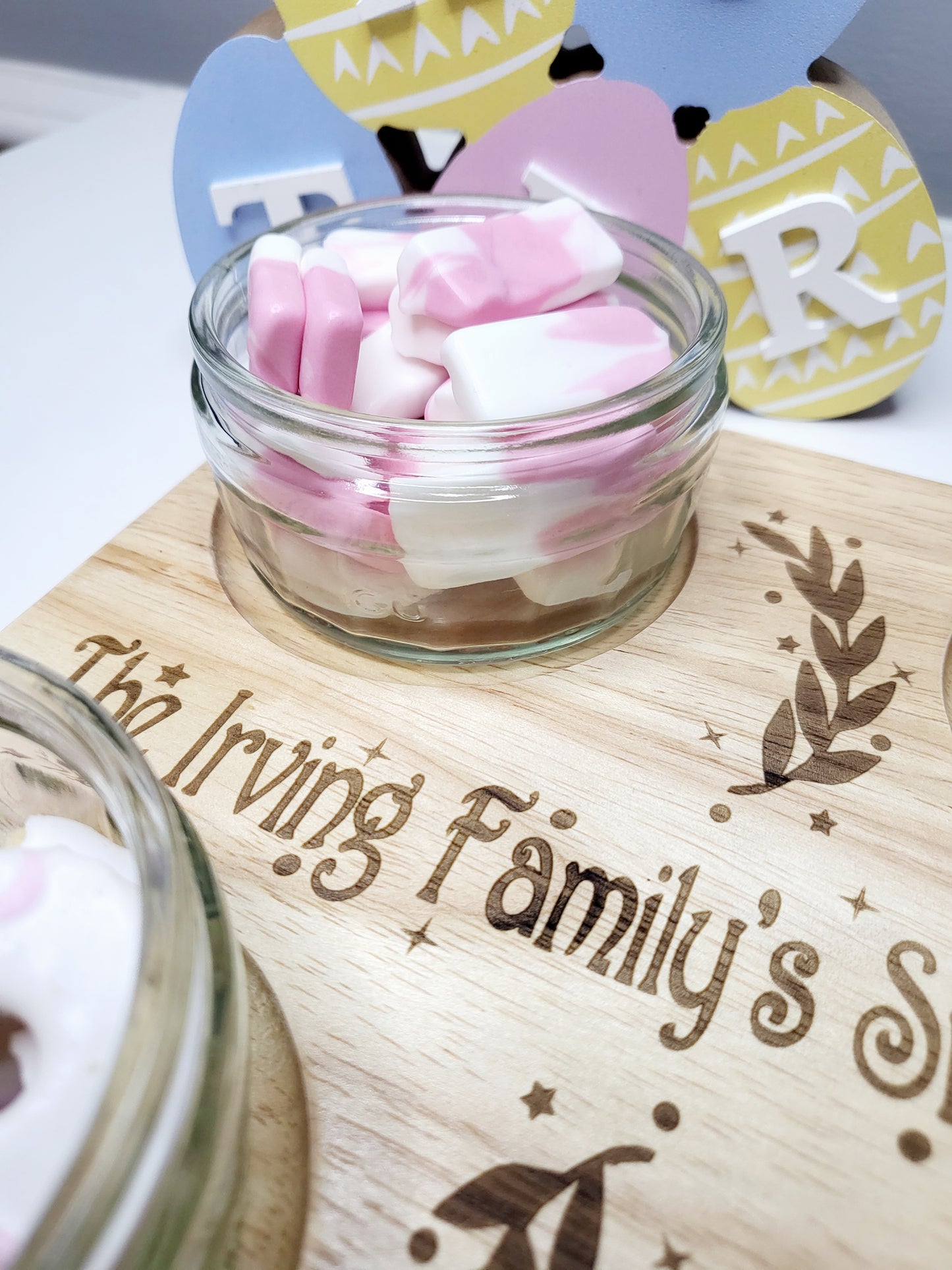 Personalised Snack Station Board, WITHOUT BOWLS