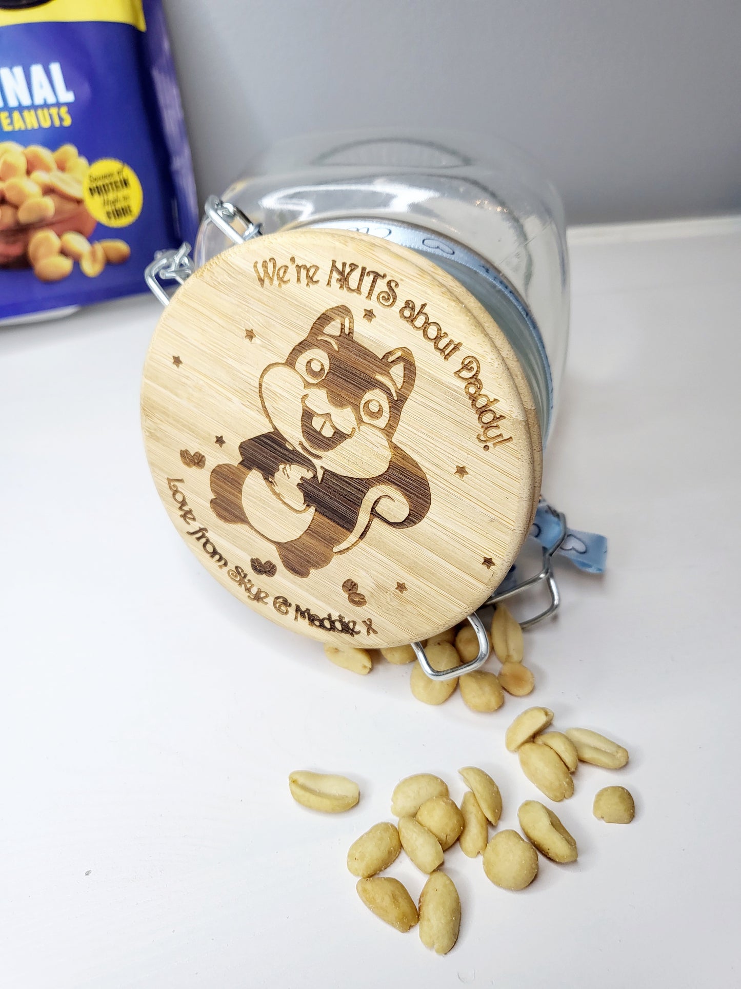 Personalised Nut Storage Jar