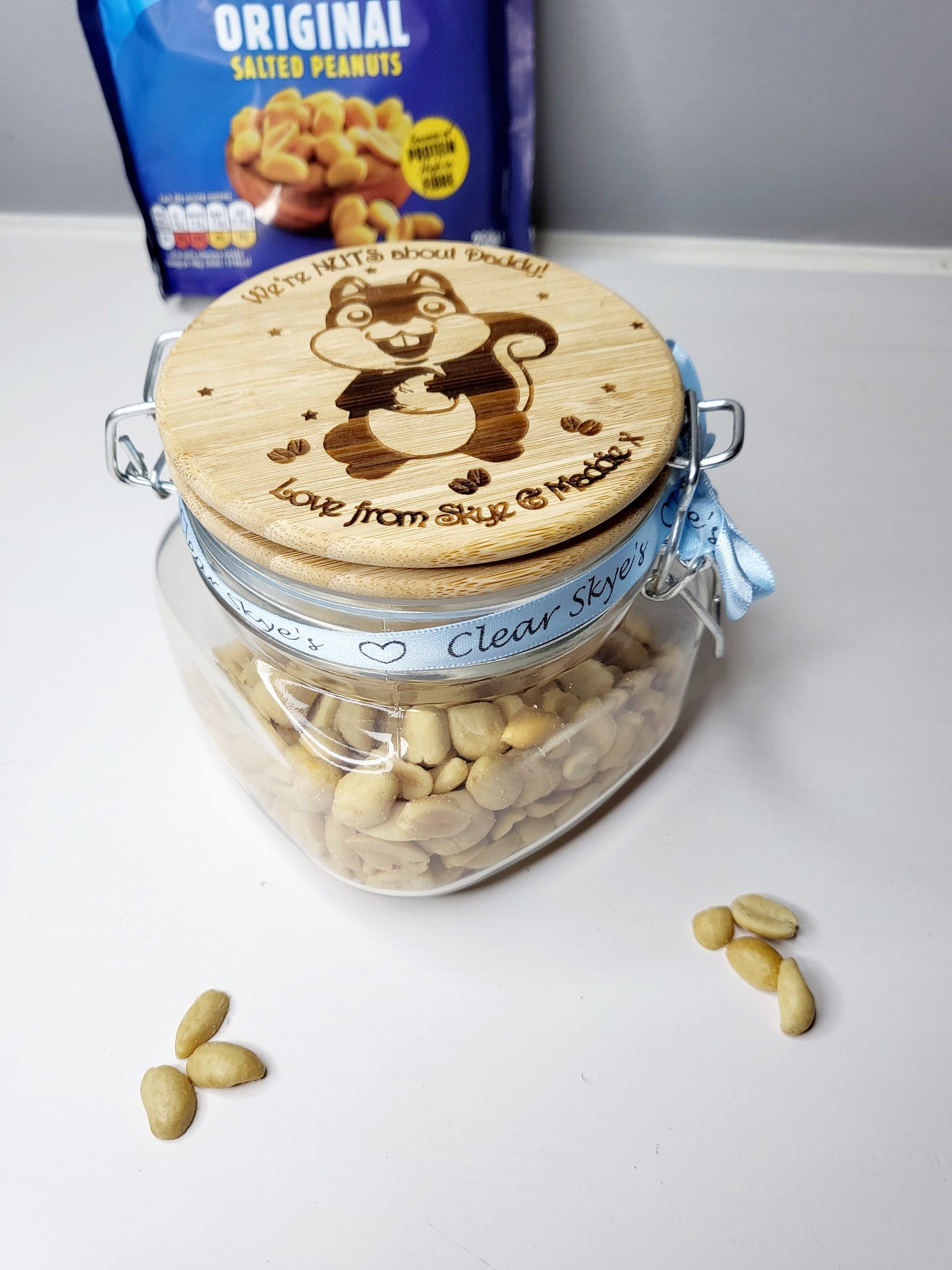 Personalised Nut Storage Jar