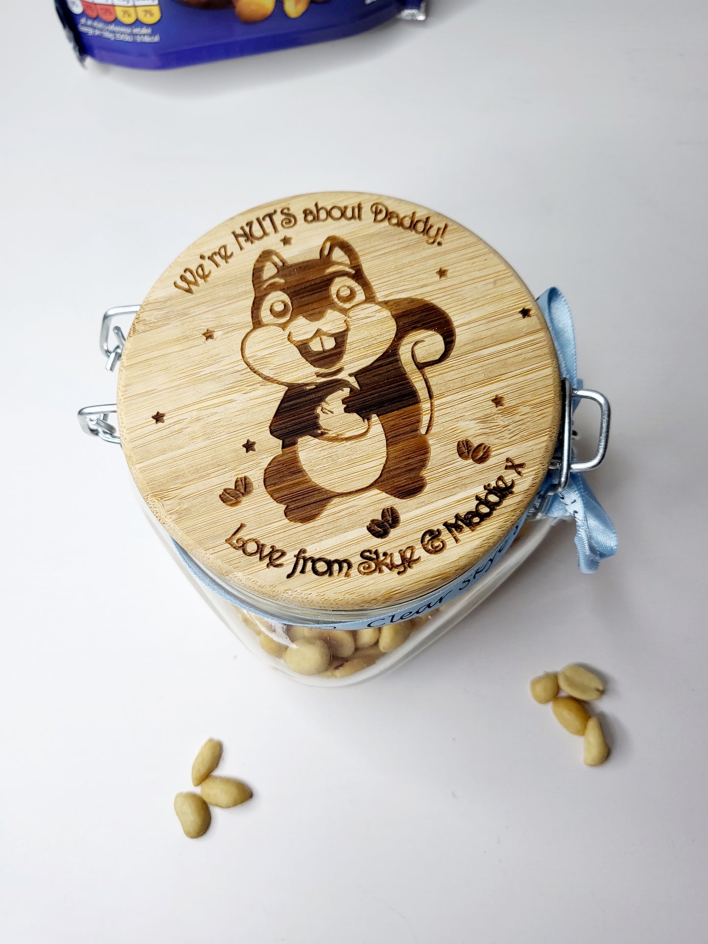 Personalised Nut Storage Jar