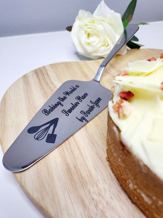 Personalised Stainless Steel Cake Server