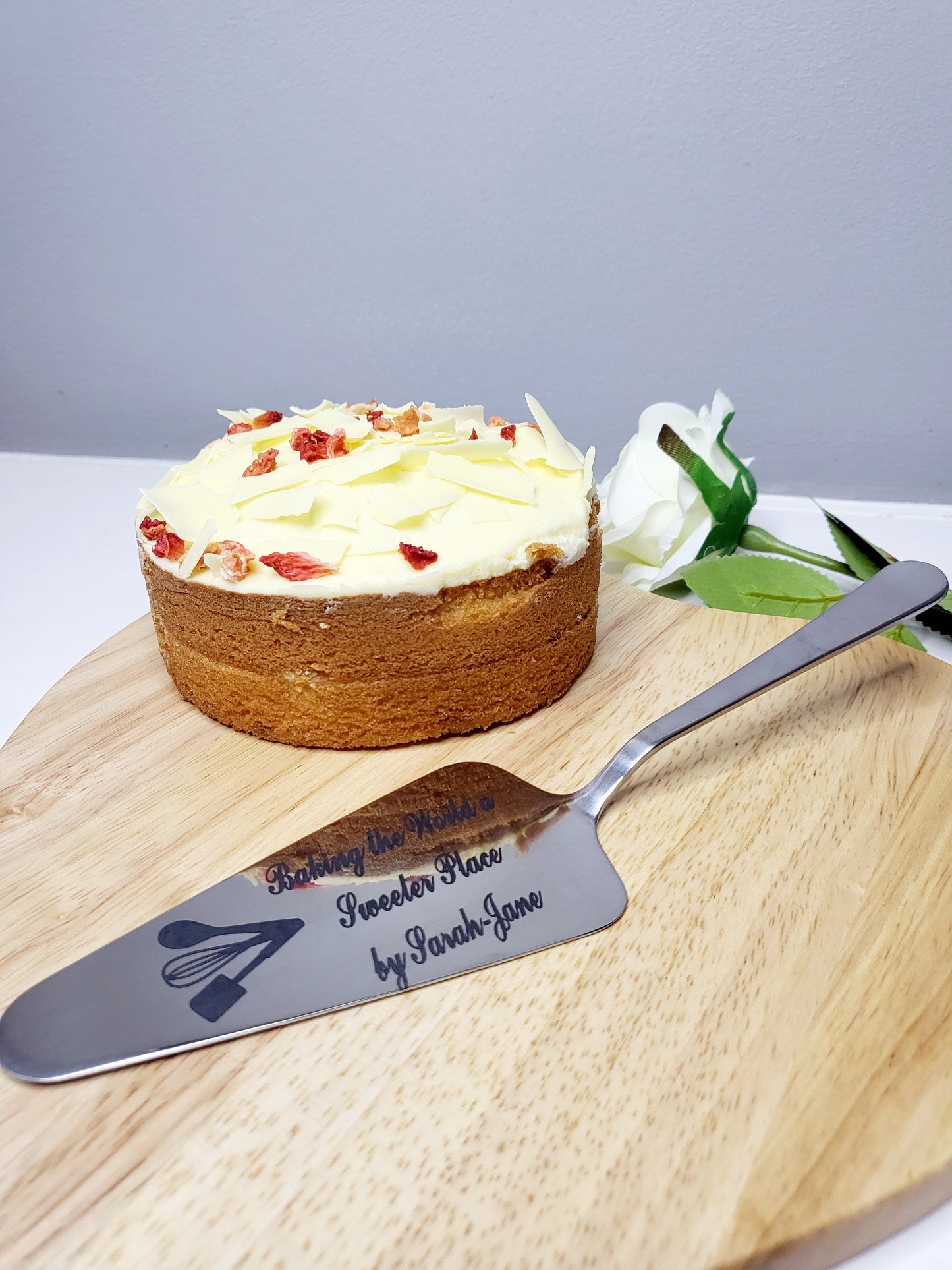 Personalised Stainless Steel Cake Server