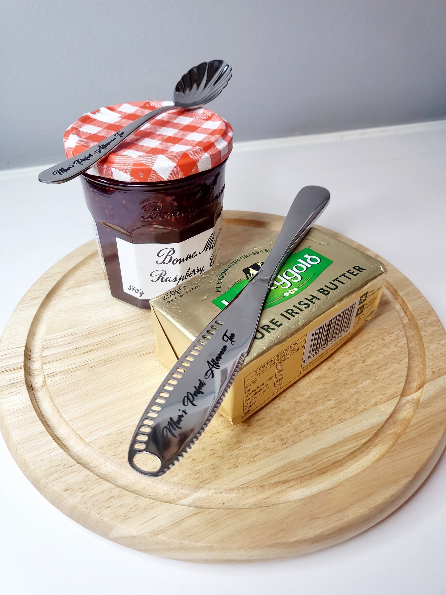 Personalised Butter Knife & Jam Spoon Set