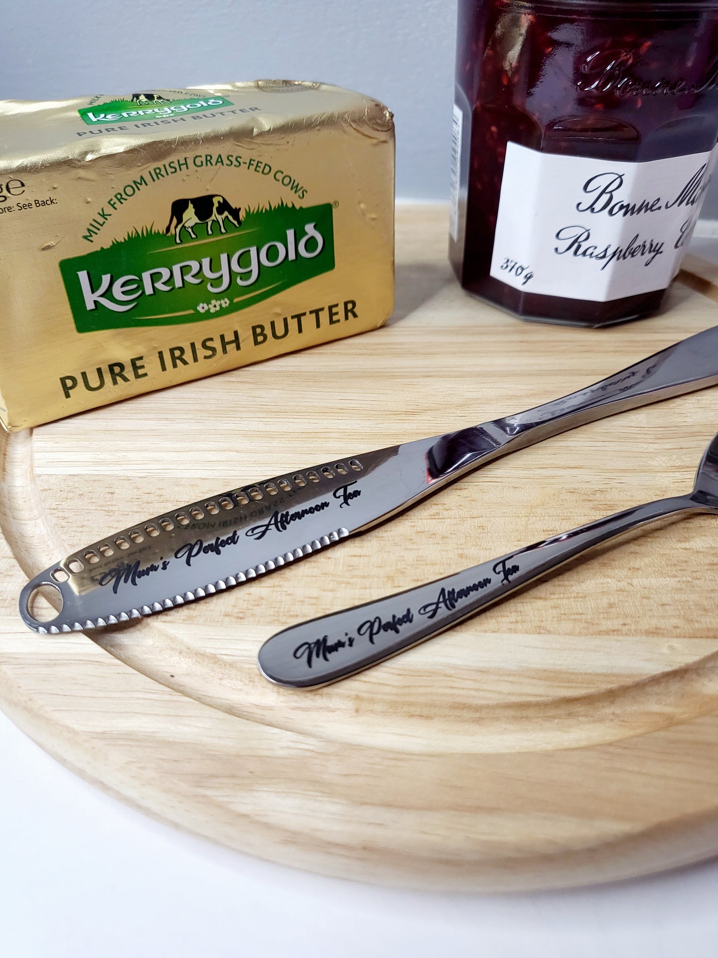 Personalised Butter Knife & Jam Spoon Set