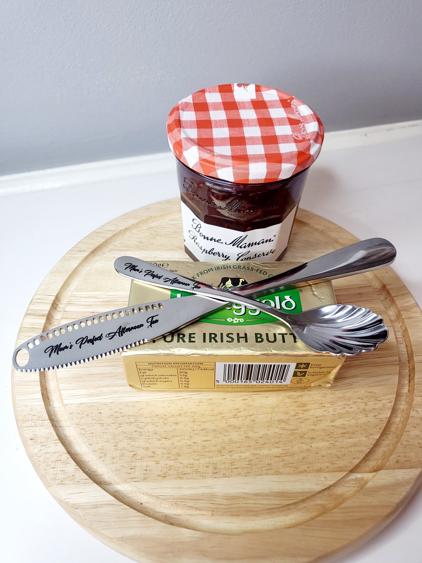 Personalised Butter Knife & Jam Spoon Set