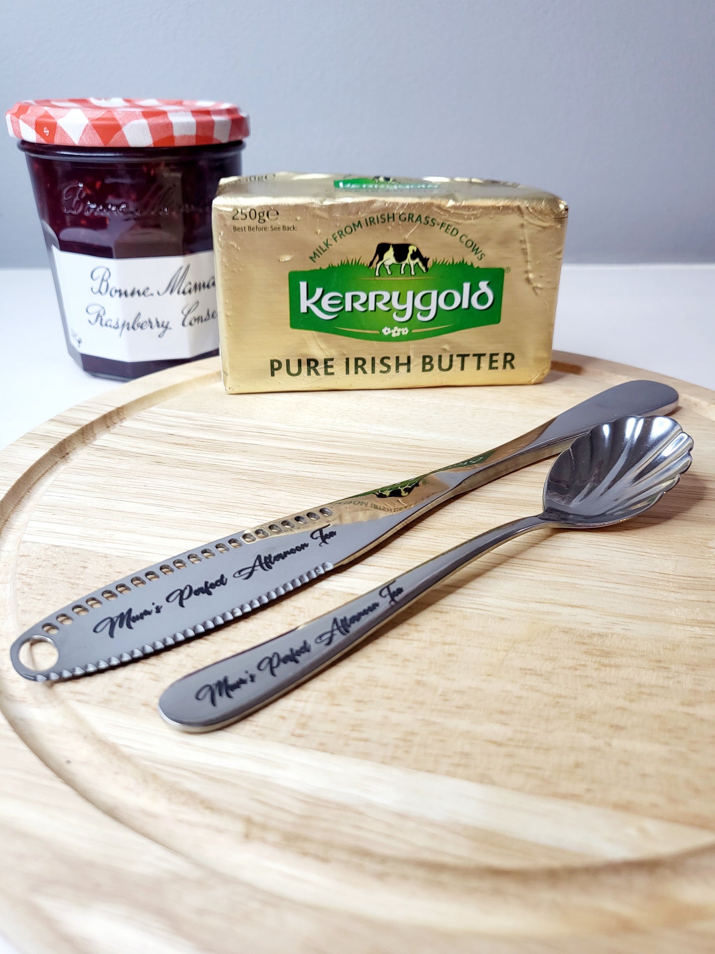 Personalised Butter Knife & Jam Spoon Set