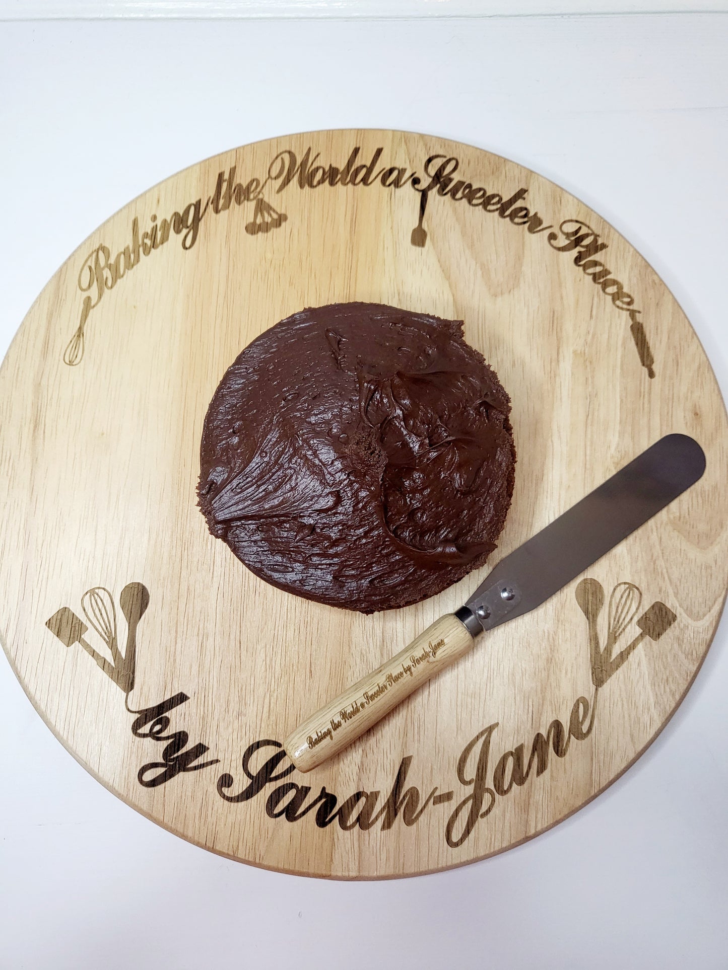 Personalised Baking Turntable for Cake Decorating